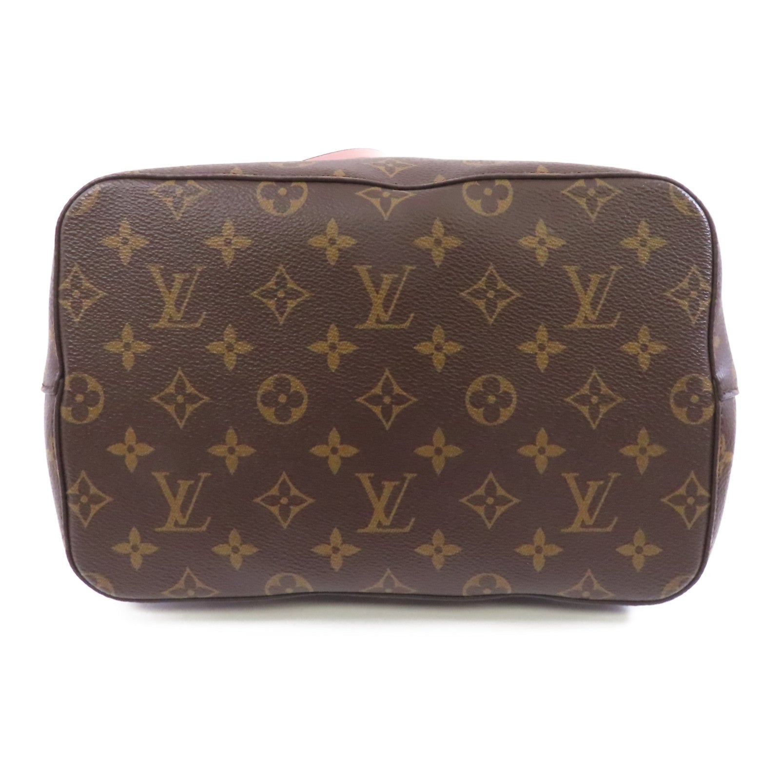 LOUIS VUITTON Monogram Neo Noe MM金扣肩背袋啡色/粉紅色