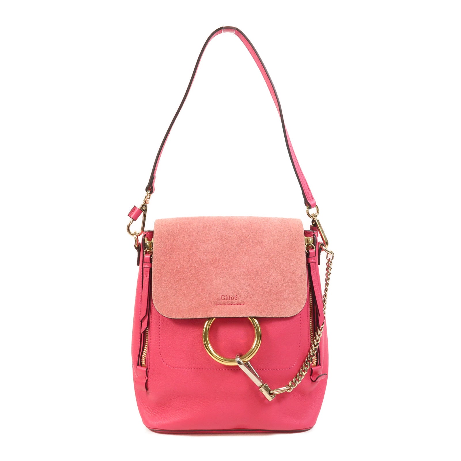 Chloe 【激減優惠】牛皮皮革Faye Backpack背包