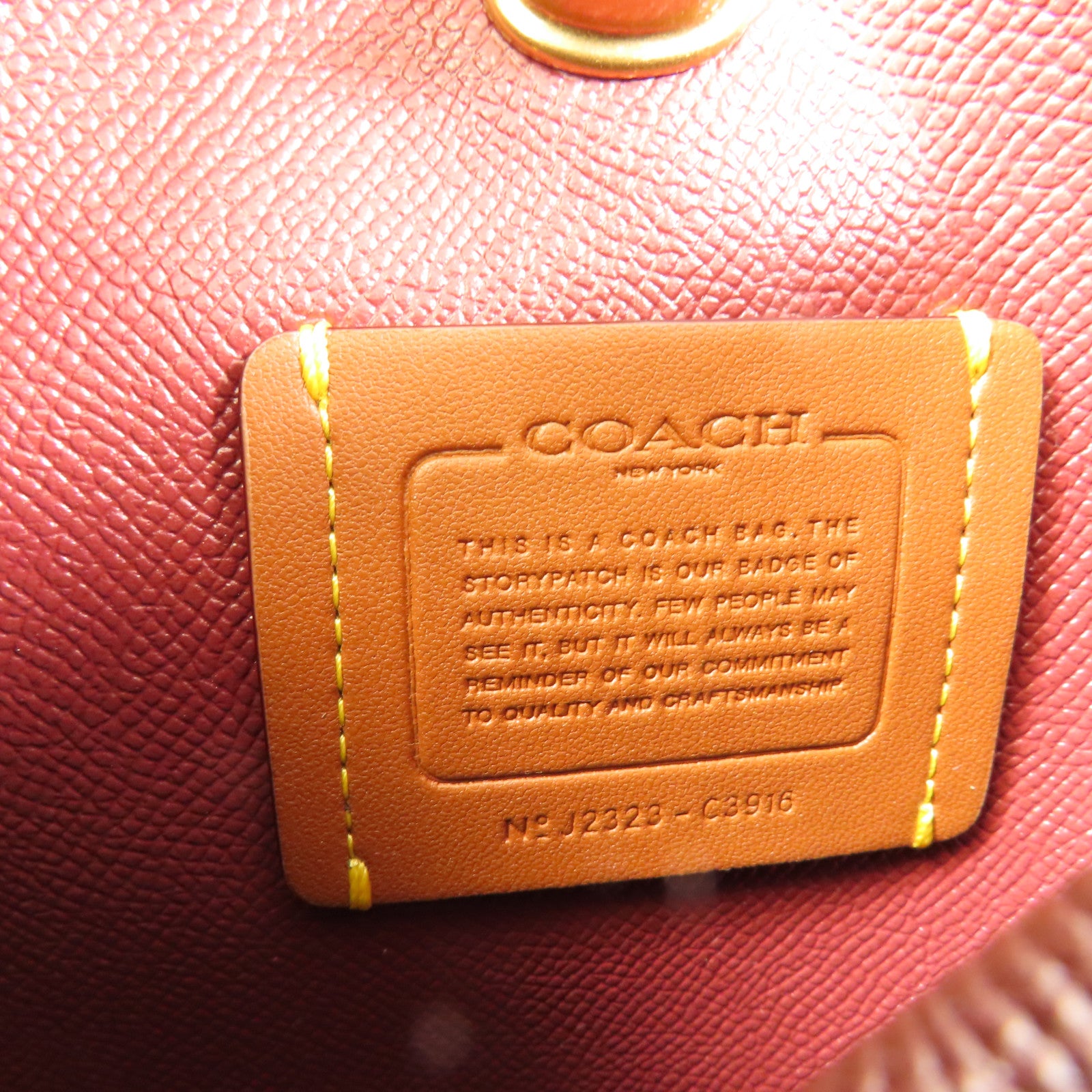 COACH 牛皮皮革Willow Bucket金扣手挽肩背兩用袋