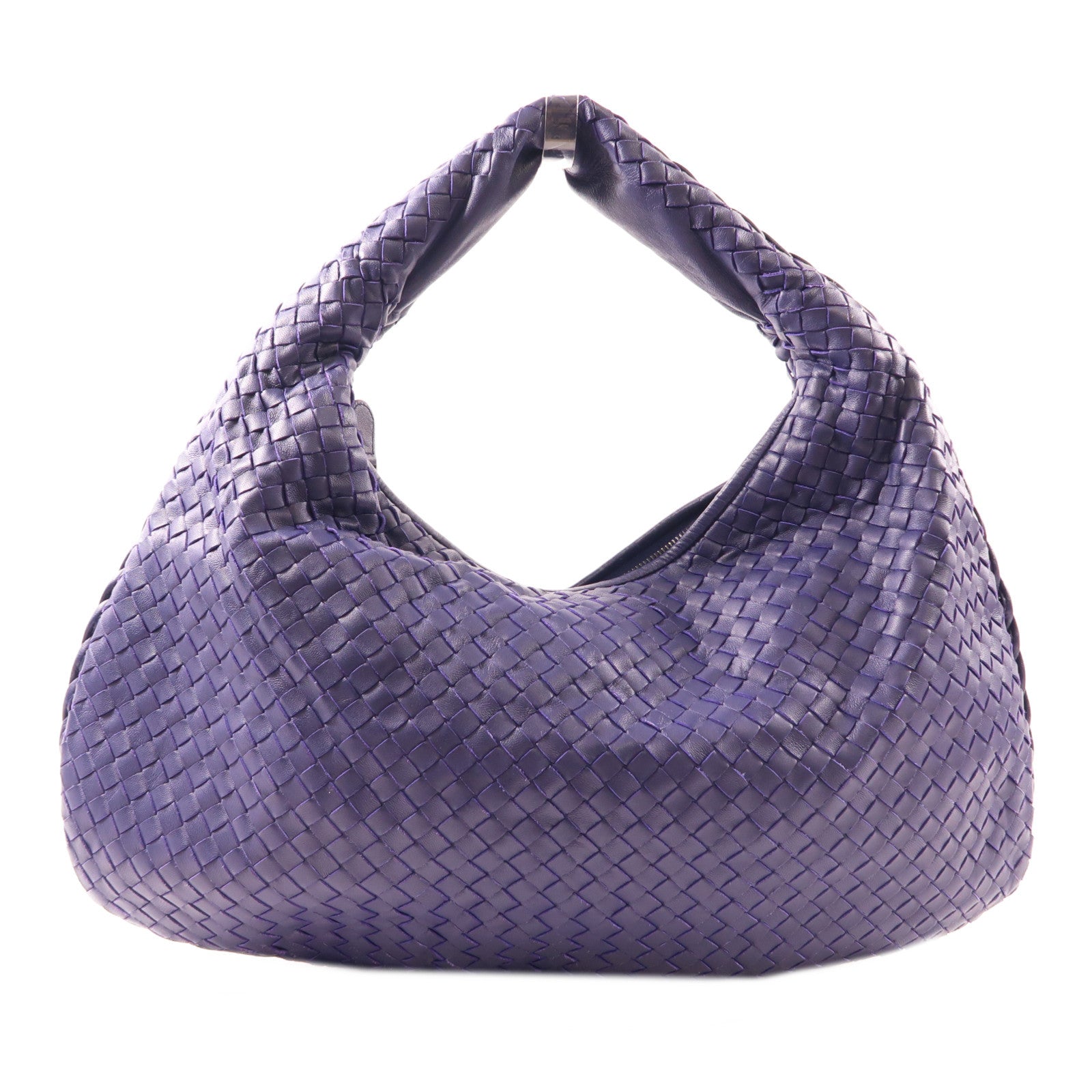 BOTTEGA VENETA 織紋皮革Shoulder Bag肩背袋紫色