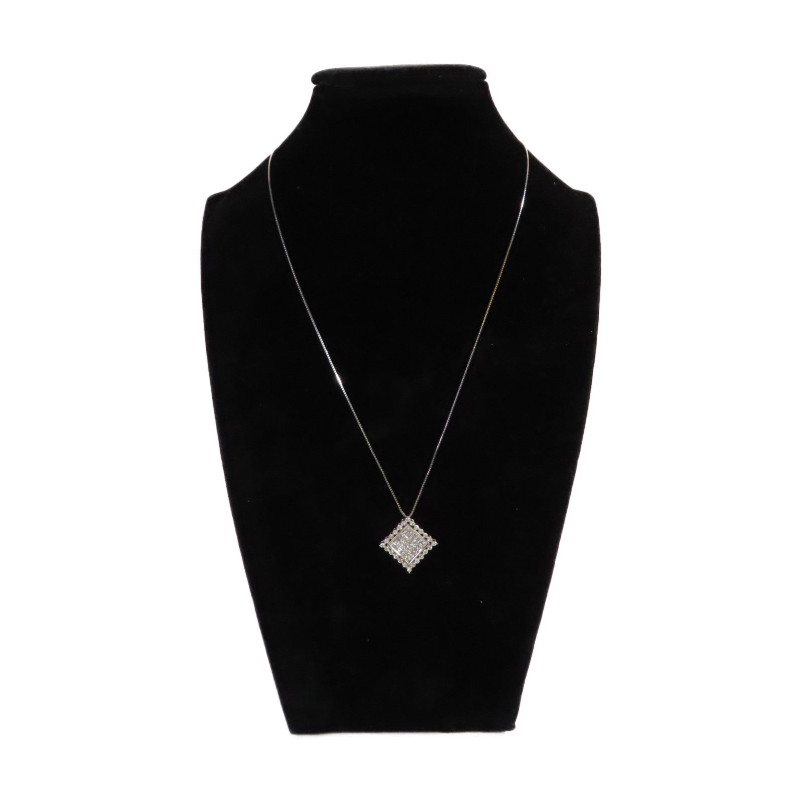 JEWELRY 【激減優惠】18K白金/1.5ct鑽石Diamond Necklace項鍊