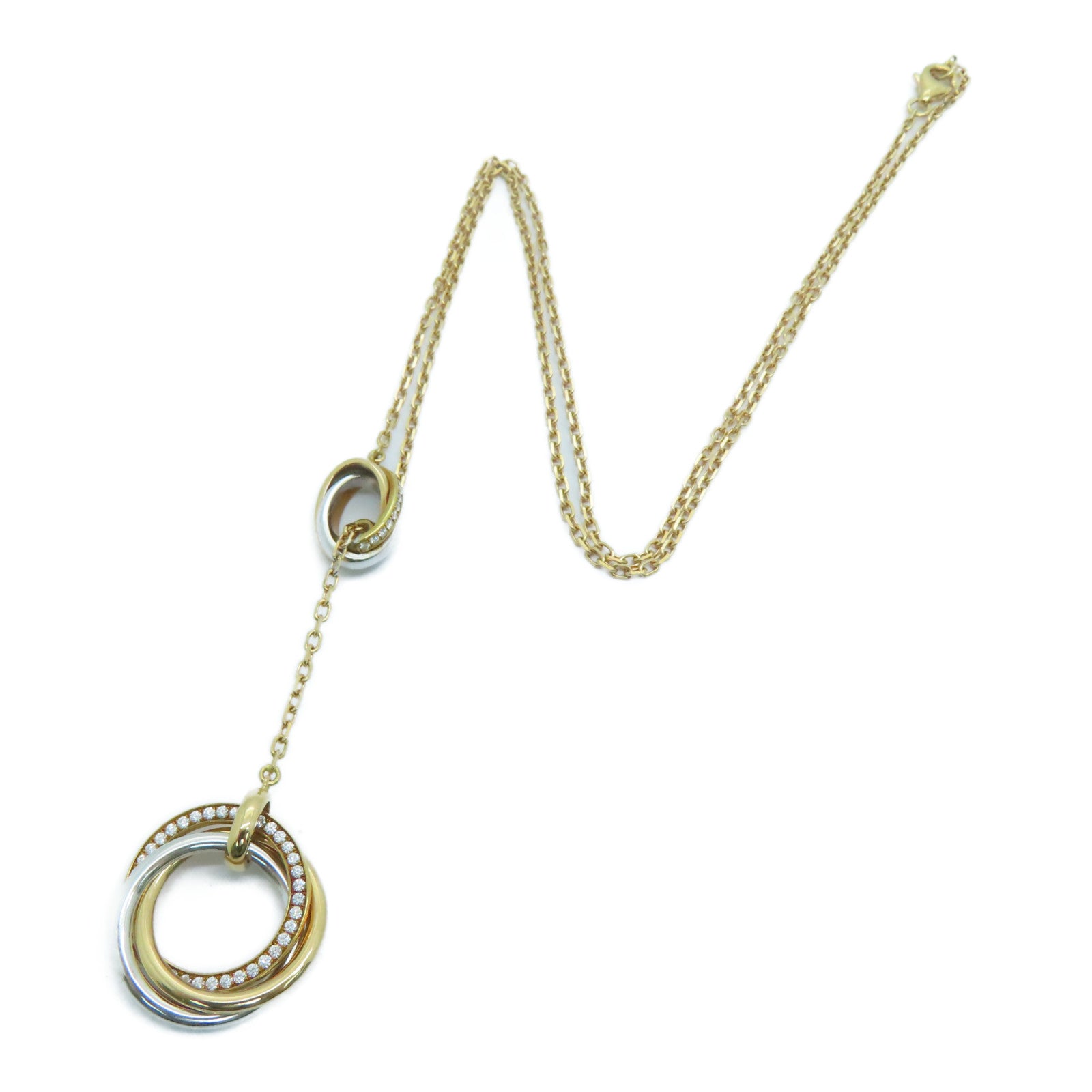 CARTIER 【激減優惠】18K白金/黃金/玫瑰金Trinity Necklace項鍊