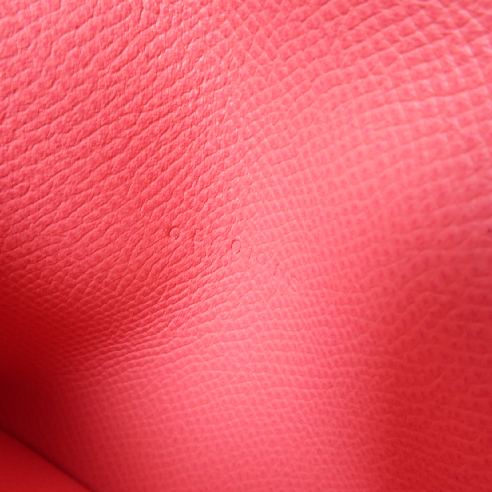HERMES PHW Bearn Wallet Epsom Leather Orange