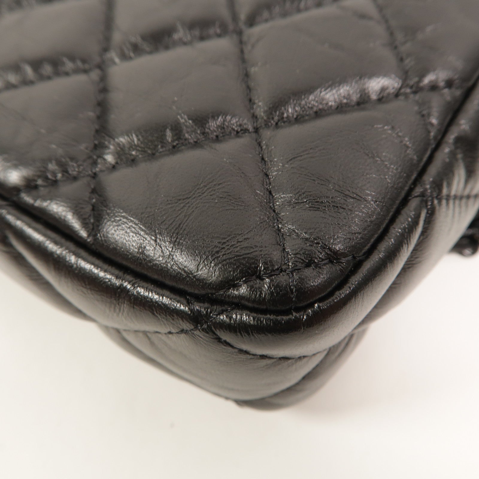 CHANEL 牛皮皮革2.55 Phone Bag鏈帶肩背袋