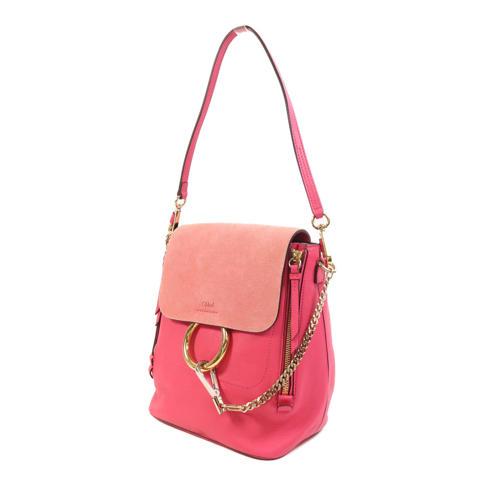 Chloe 牛皮皮革Faye Backpack背包