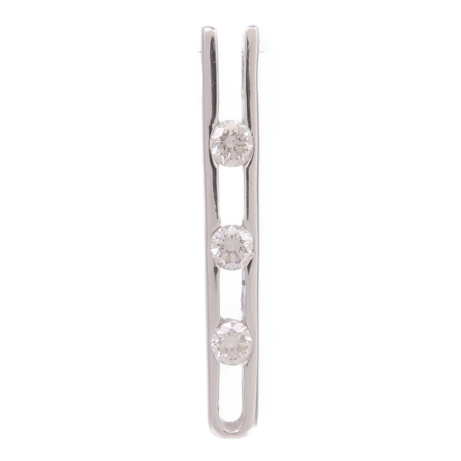 JEWELRY 18K白金Diamond Pendant Top鑽石吊墜