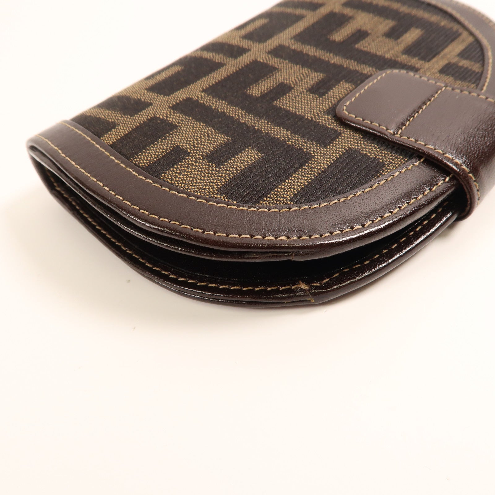 FENDI 帆布/皮革Vintage Fold Wallet錢包