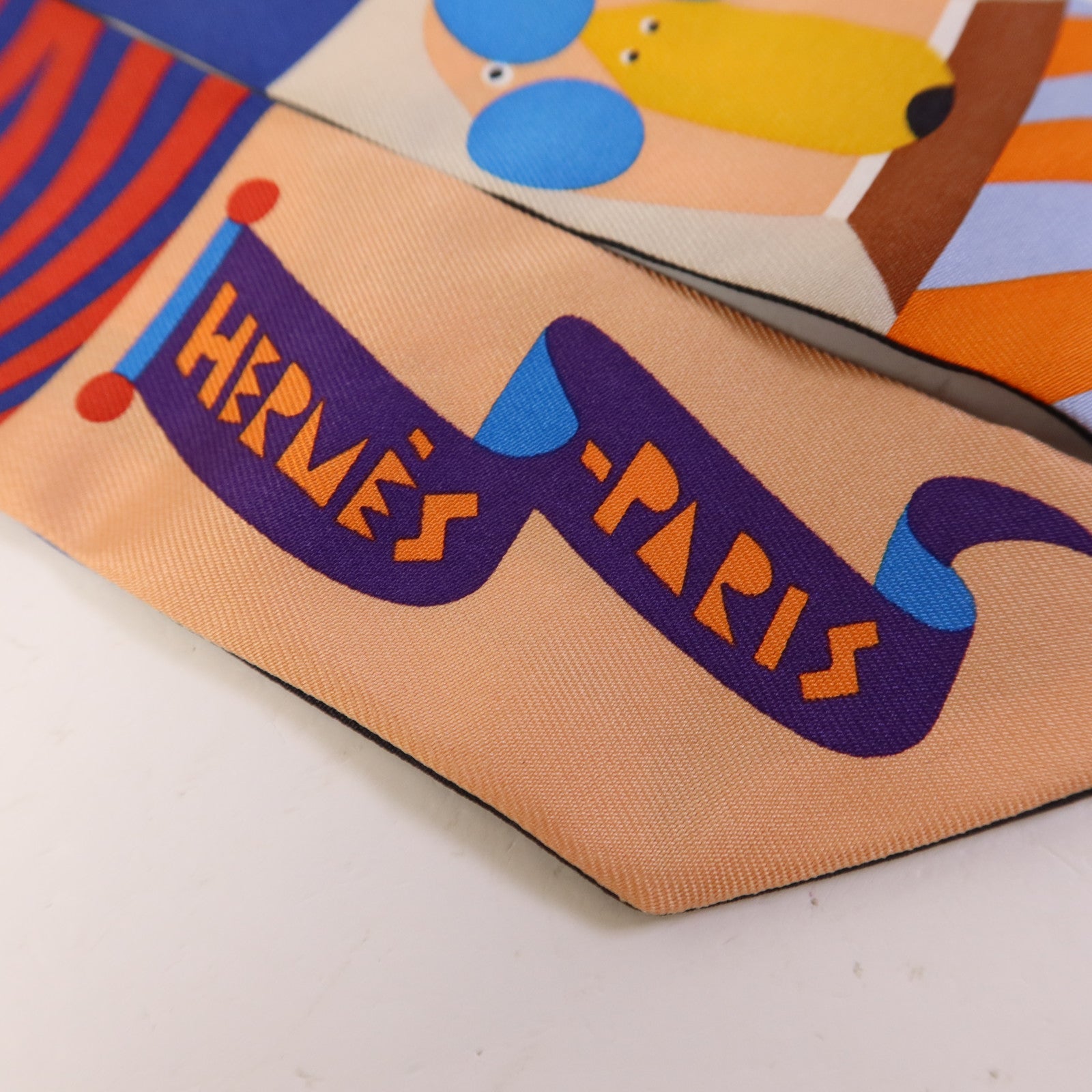 HERMES 絲質Twilly絲巾