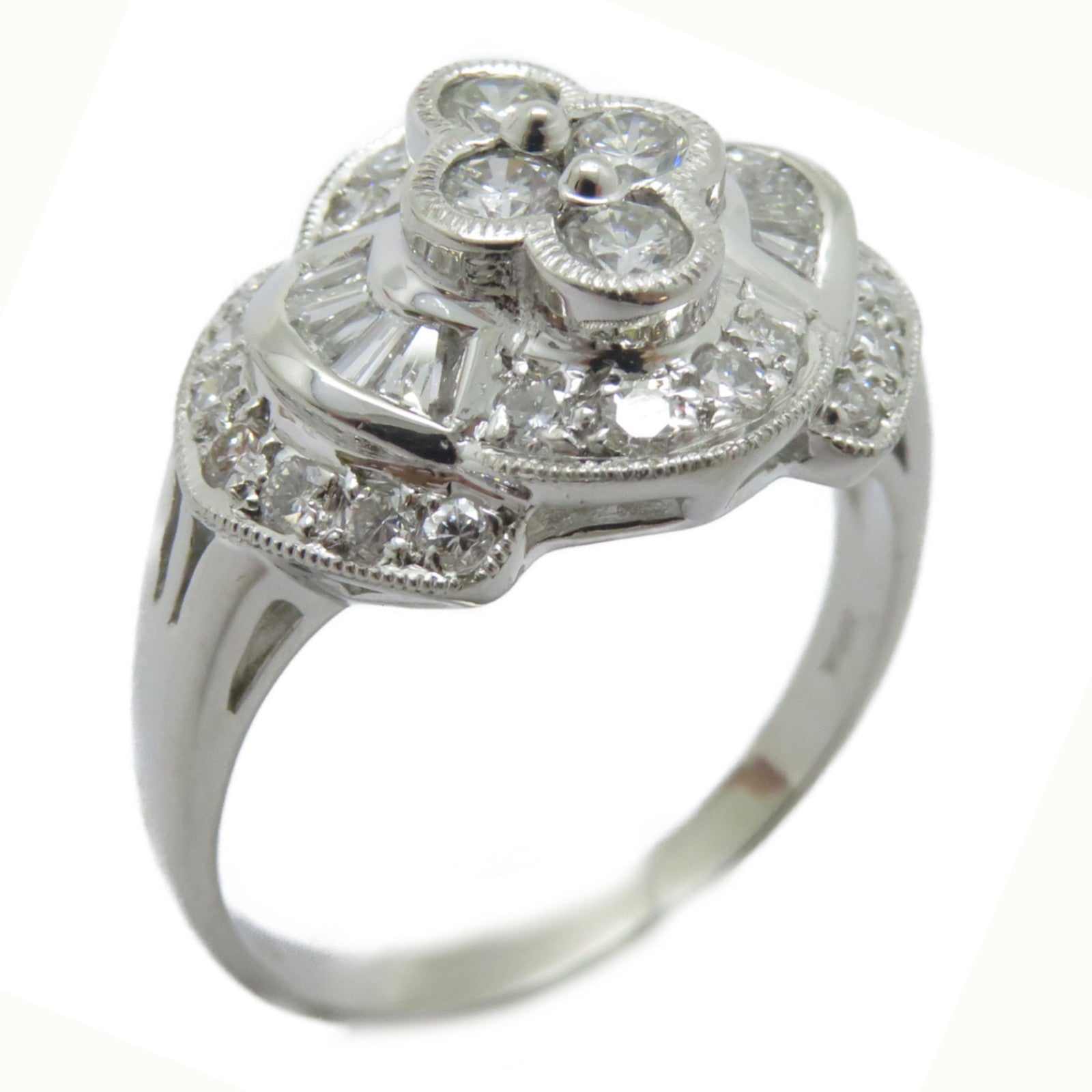 JEWELRY 【激減優惠】PT900鉑金Diamond Ring 1.03ct鑽石戒指US#8.25