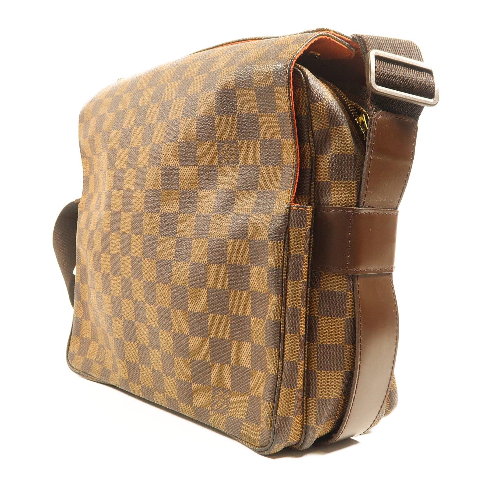 LOUIS VUITTON Damier Naviglio金扣肩背袋
