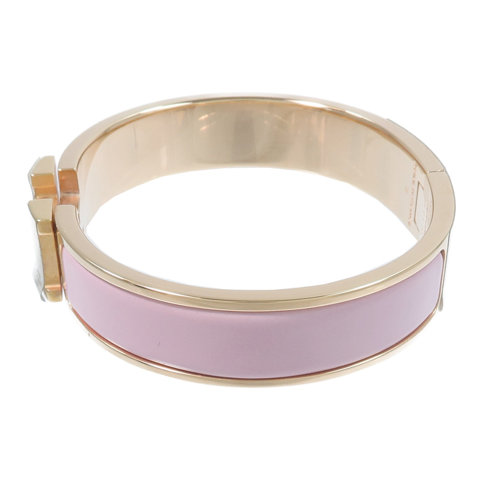 HERMES 金屬/琺瑯Clic H Bracelet手鐲
