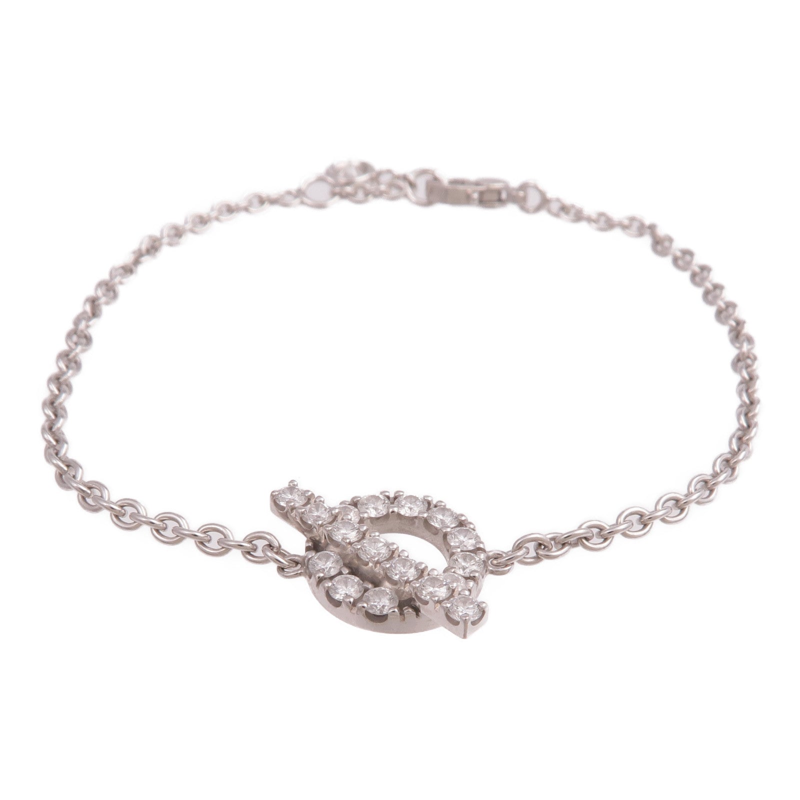 HERMES 【激減優惠】18K白金Finesse Bracelet手鏈