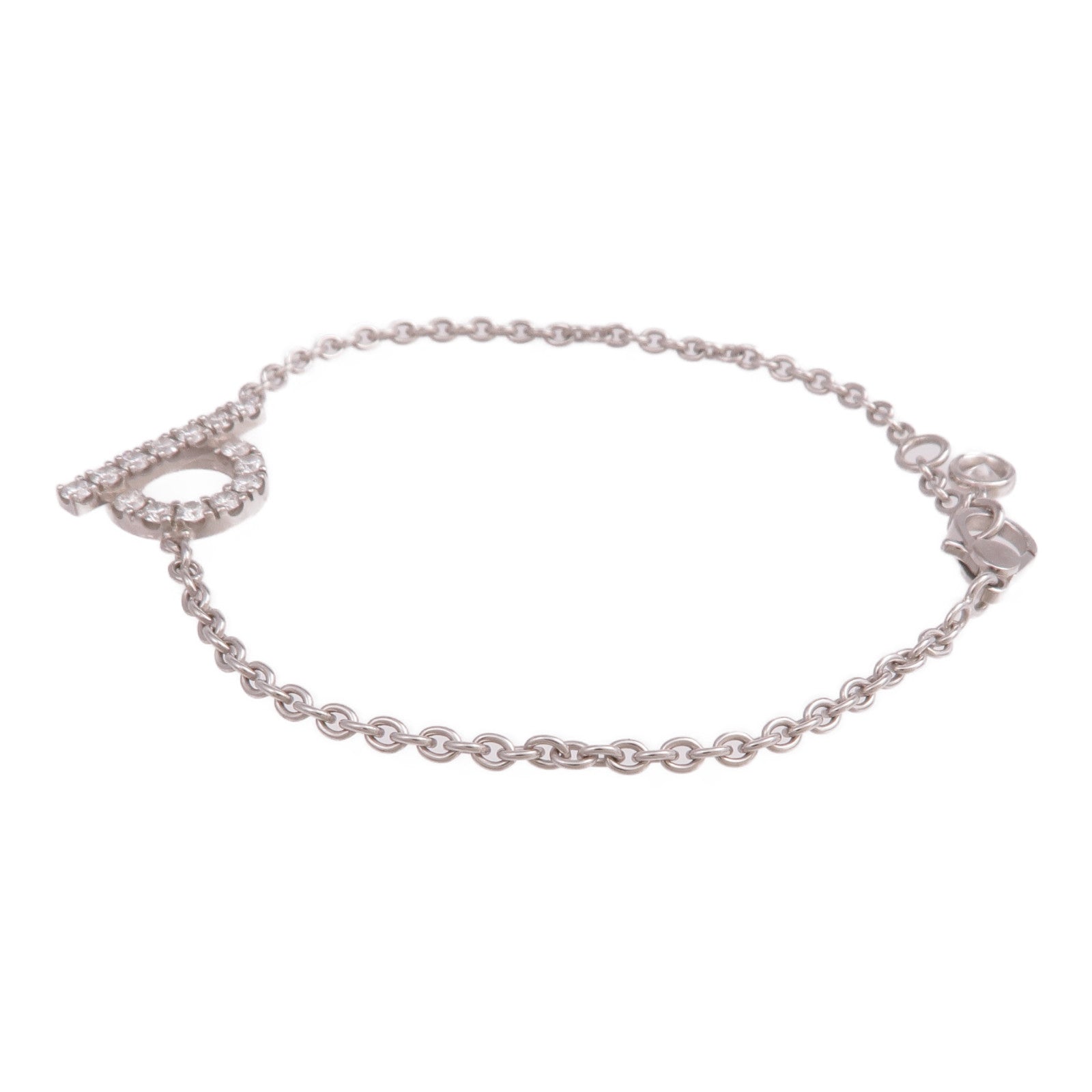 HERMES 【激減優惠】18K白金Finesse Bracelet手鏈