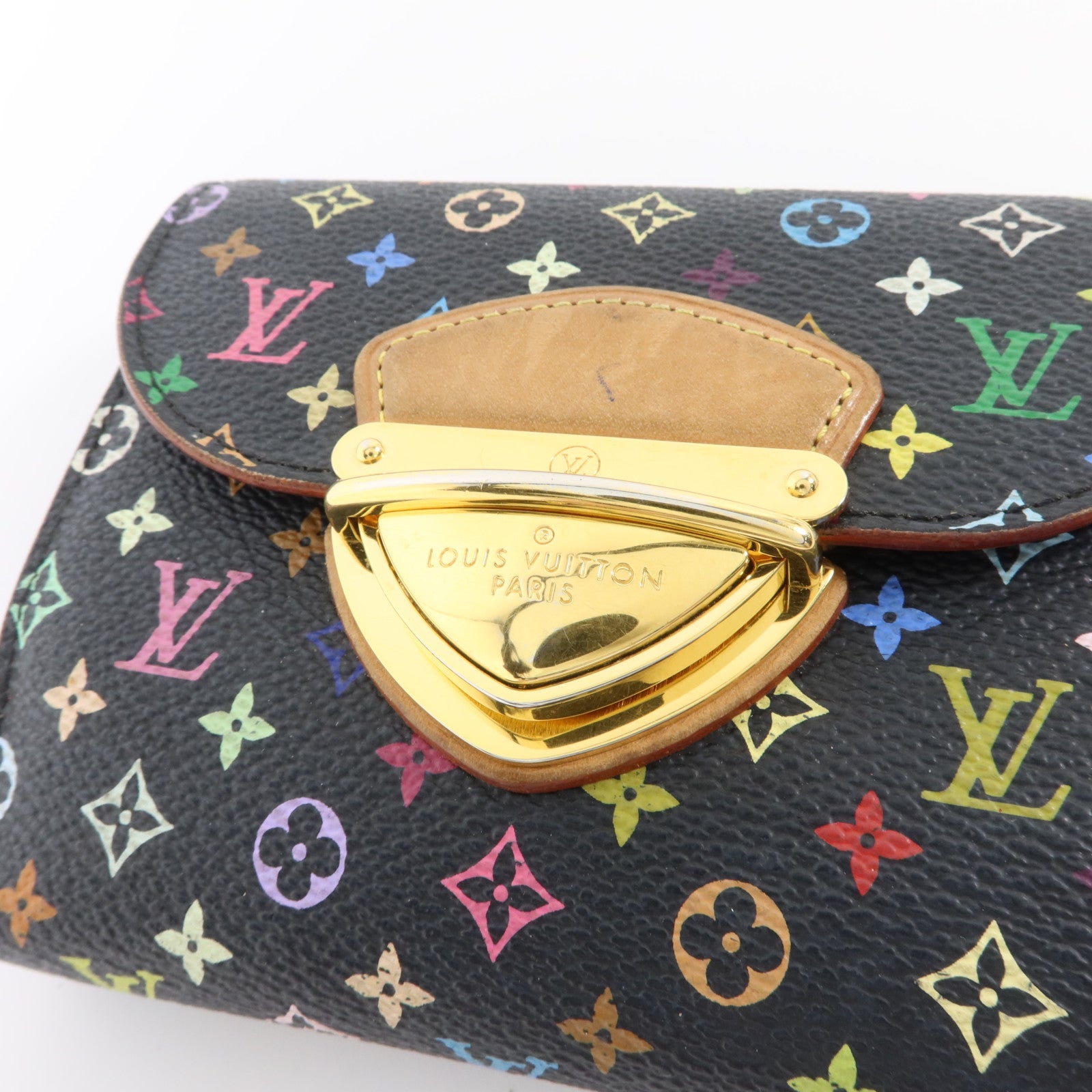 LOUIS VUITTON Monogram Multicolore Portefeuille Joy金扣錢包