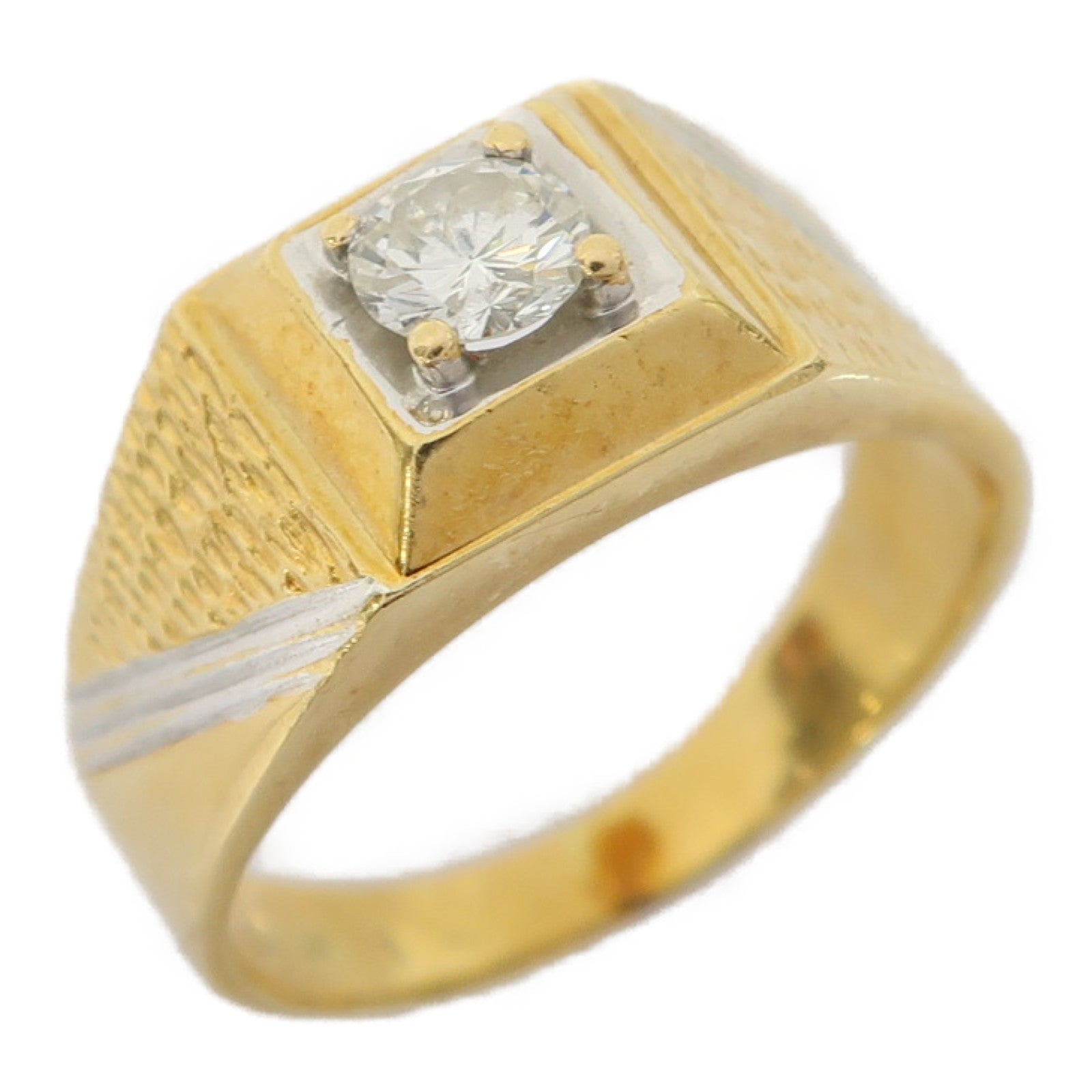 JEWELRY 18K金Diamond 5.2g戒指US#6.5