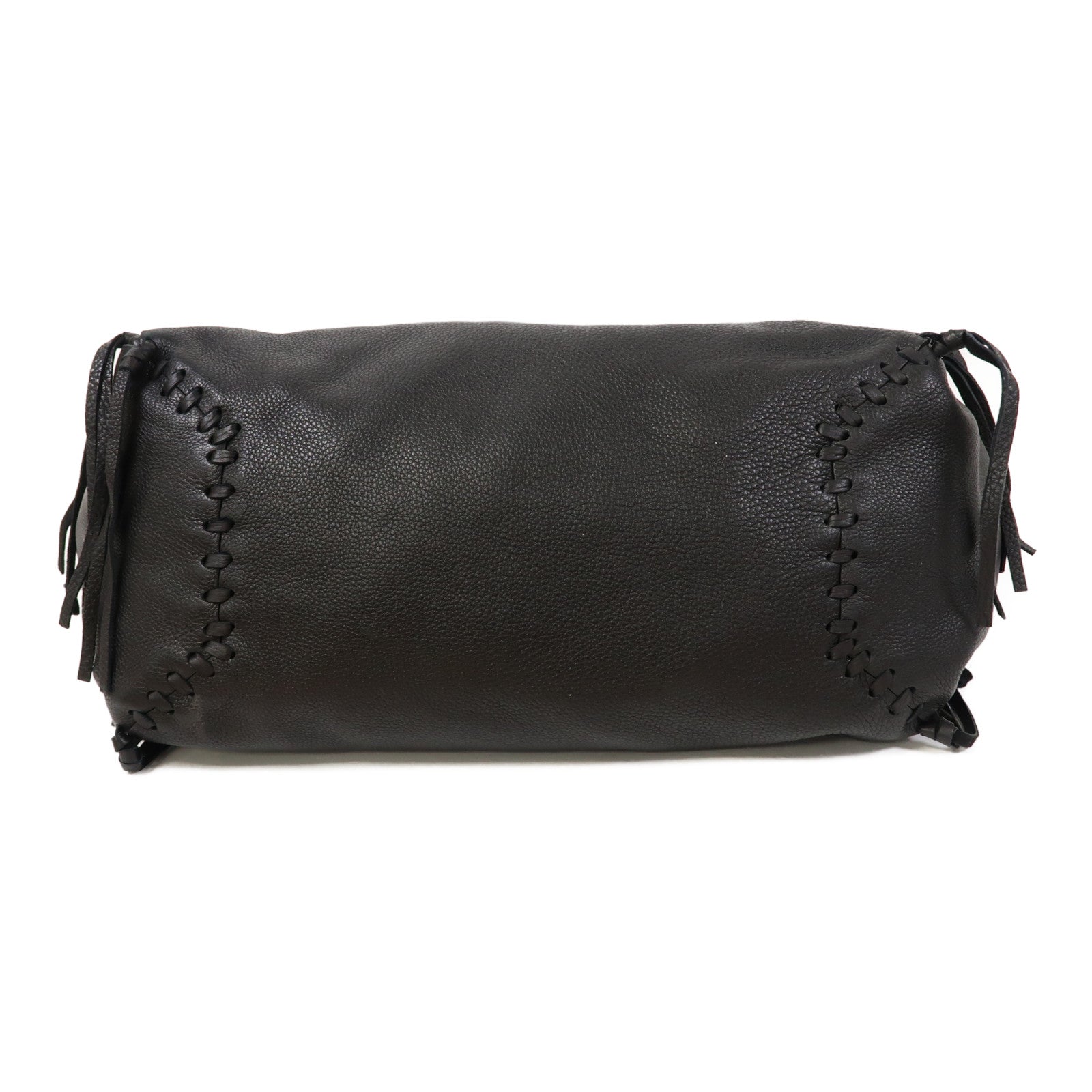 Valentino 【激減優惠】牛皮皮革Tote Bag金扣手挽袋黑色