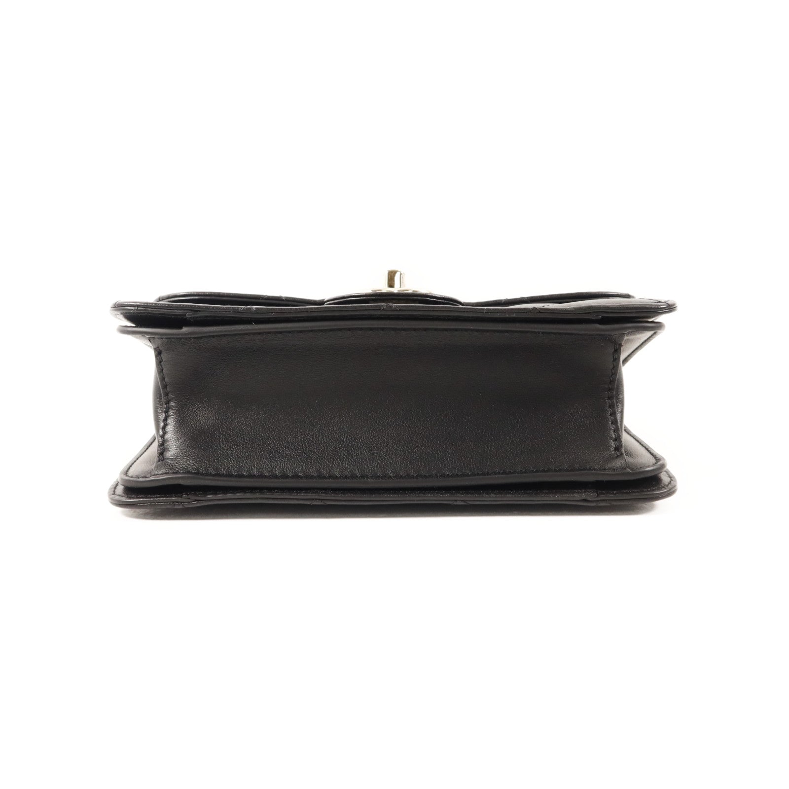 CHANEL 牛皮皮革Co Co Lady Flap Bag金扣手挽肩背兩用袋