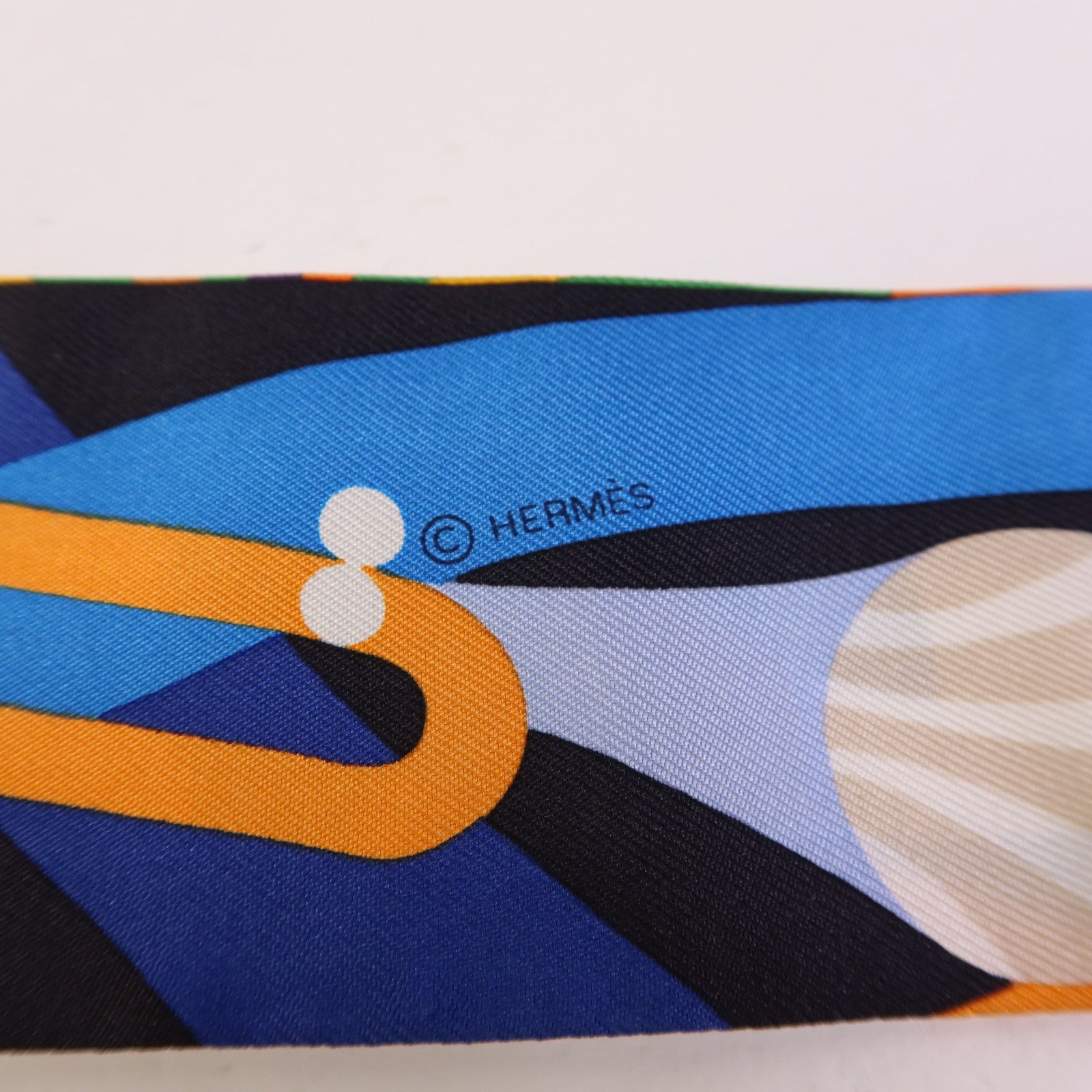 HERMES 絲質Twilly絲巾
