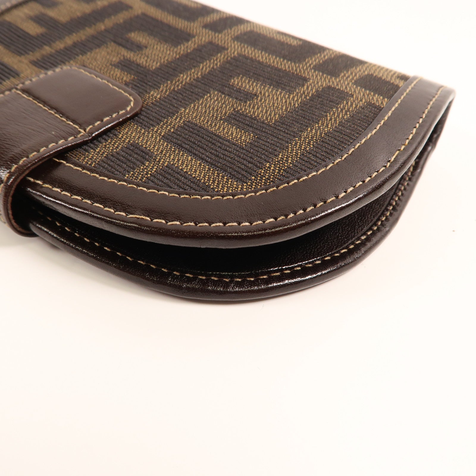 FENDI 帆布/皮革Vintage Fold Wallet錢包
