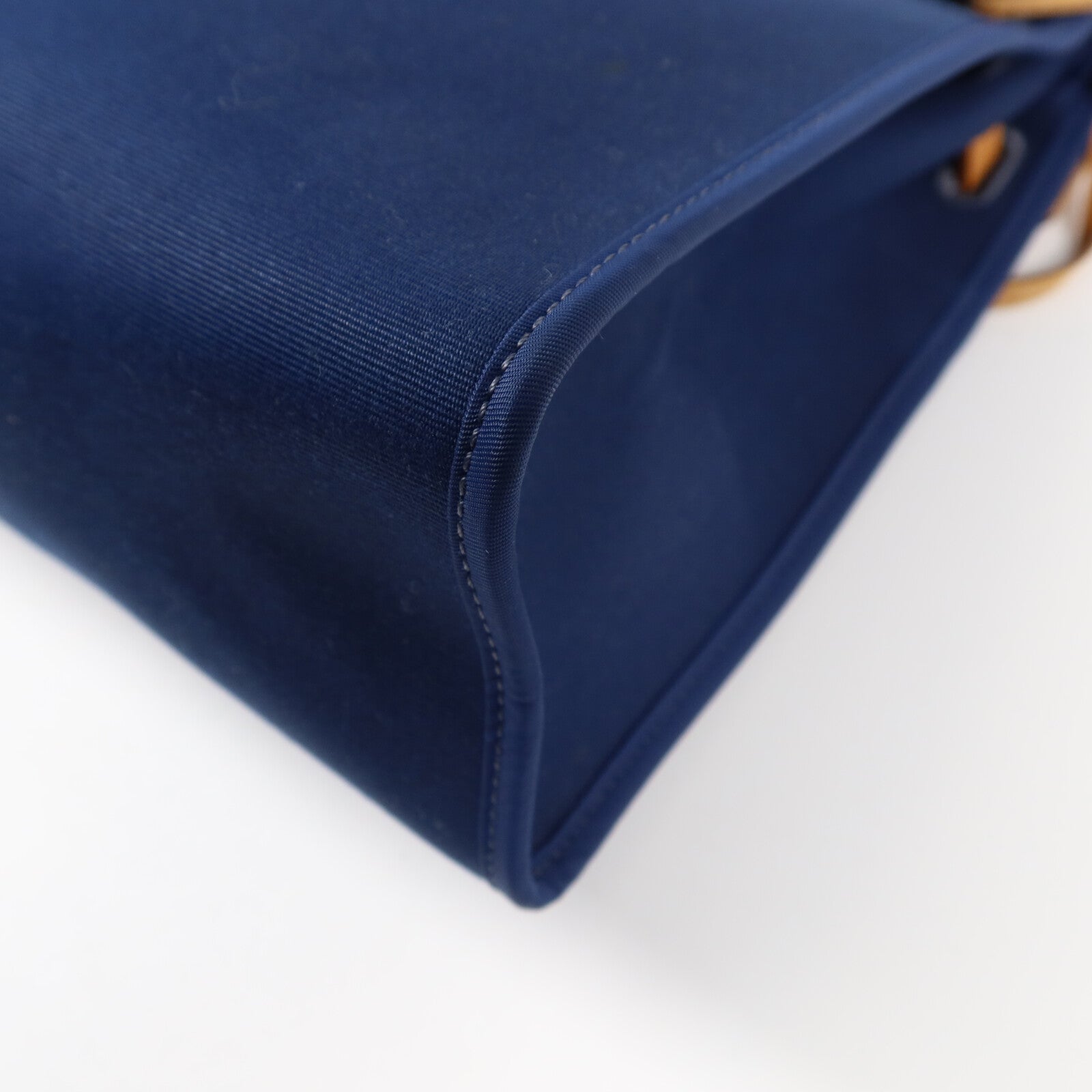 HERMES 帆布Herbag PM手挽肩背兩用袋Blue