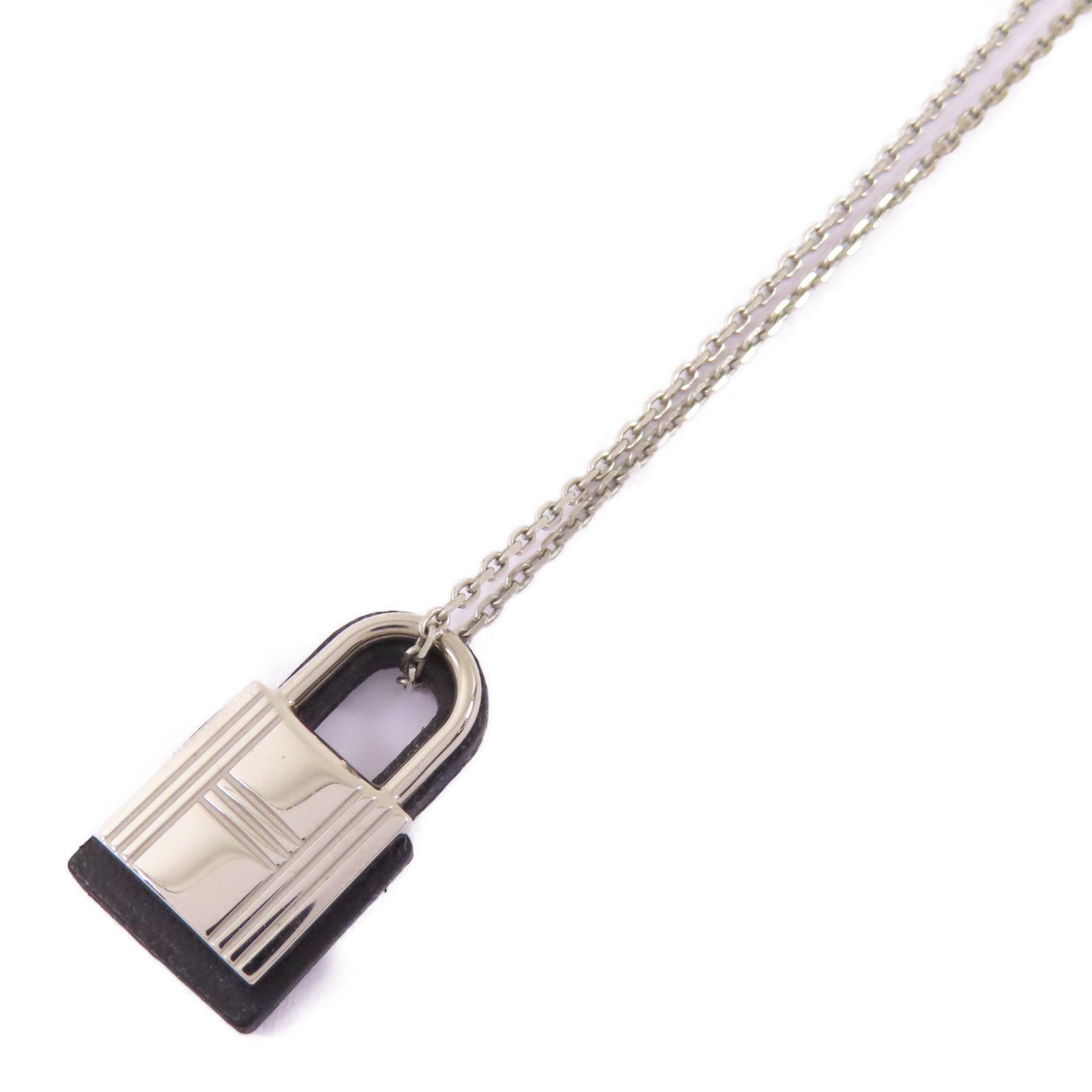 HERMES Swift皮革/金屬O'kelly Necklace項鍊
