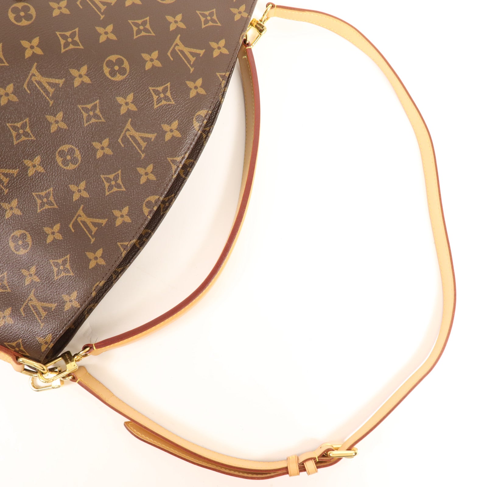LOUIS VUITTON Monogram Melie金扣手挽肩背兩用袋