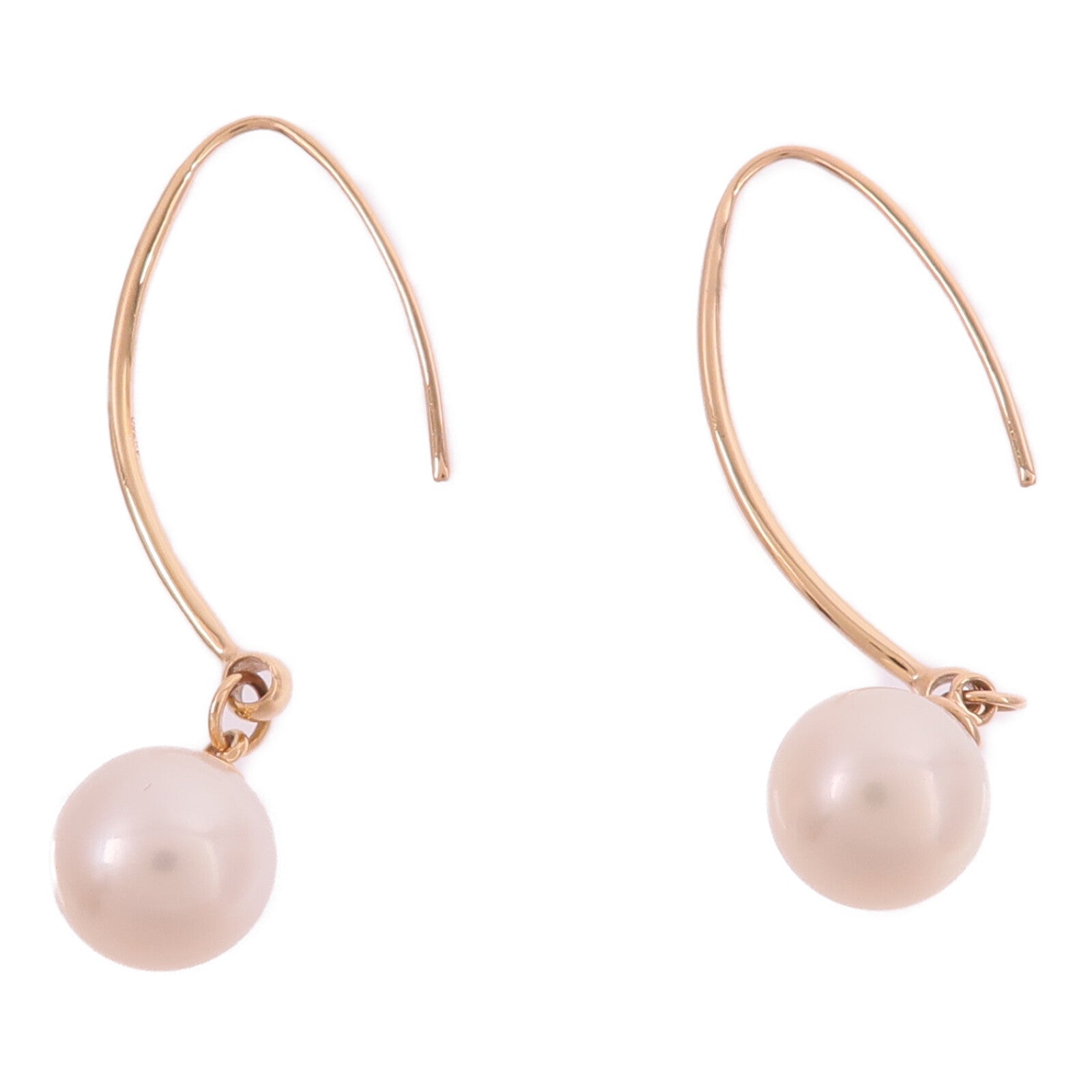 JEWELRY 18K玫瑰金Pearl Earrings珍珠耳環