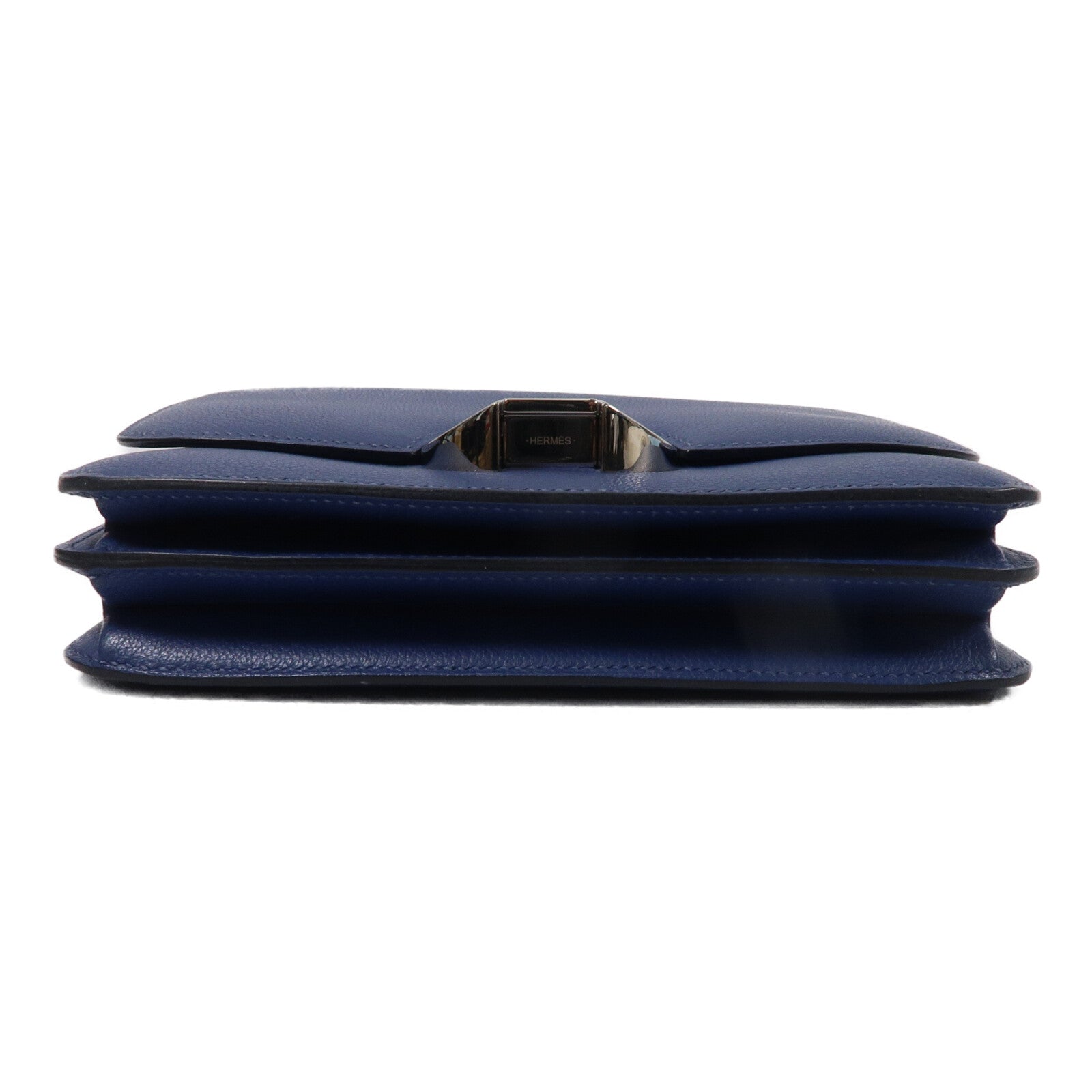 HERMES Evercolor皮革2002肩背袋Bleu Brighton