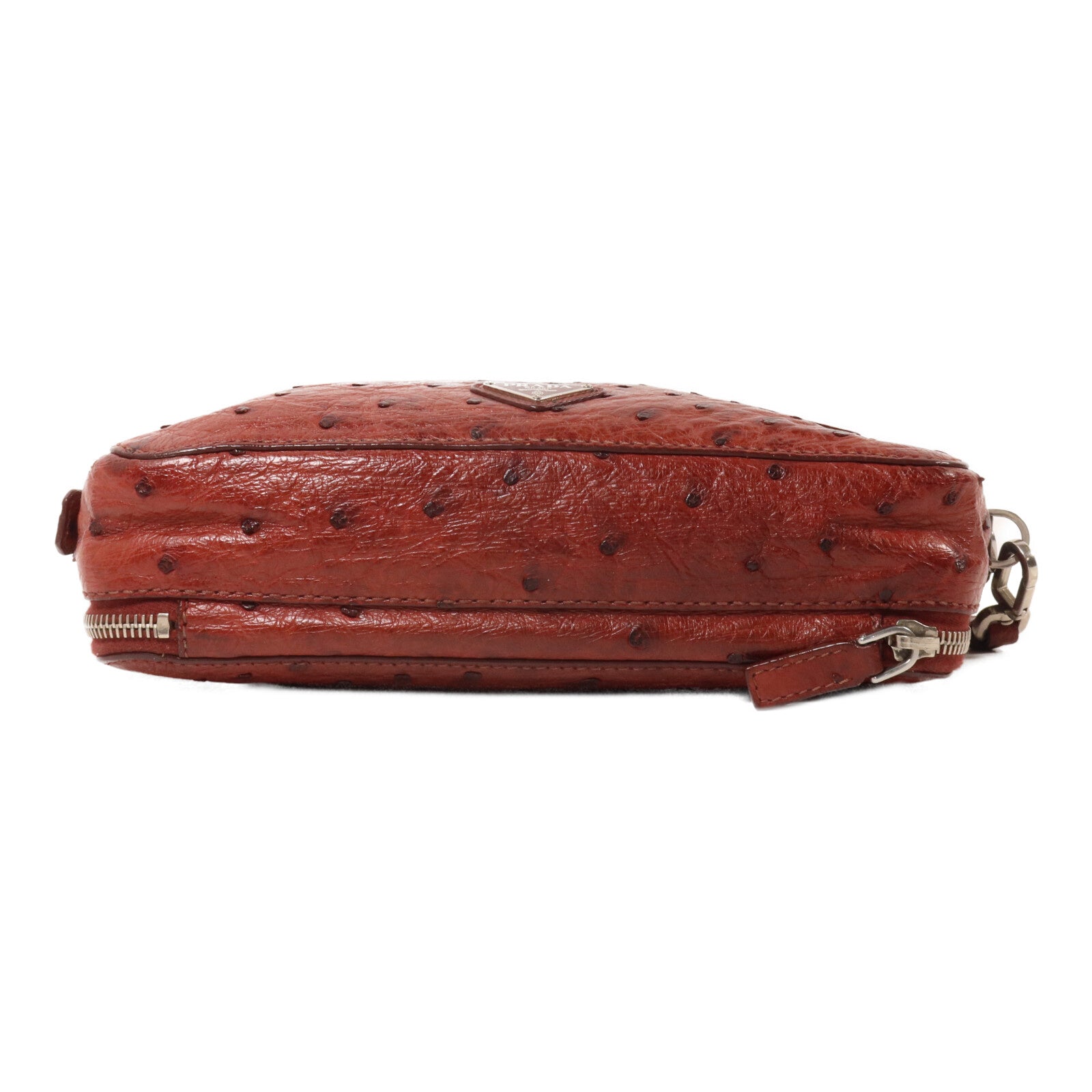 PRADA 鴕鳥皮革Clutch Bag手拿包