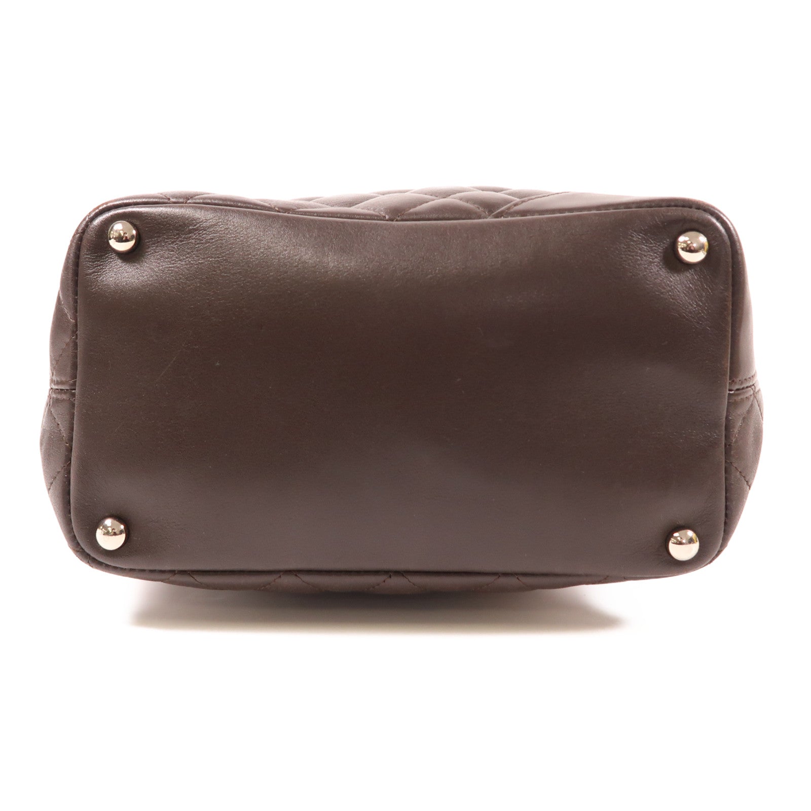 CHANEL 牛皮皮革Cambon Shoulder Bag銀扣肩背袋