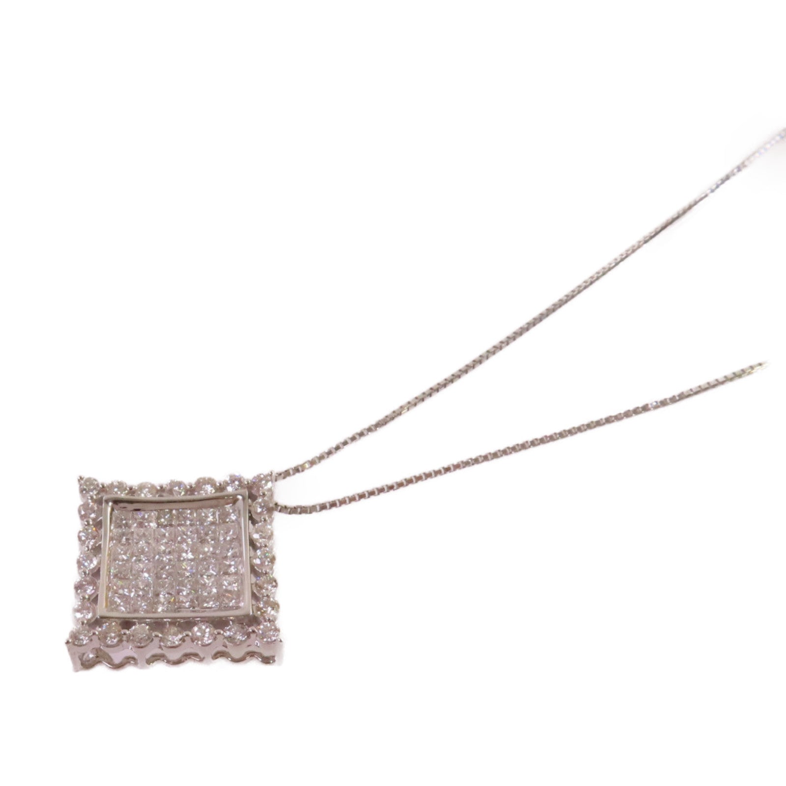 JEWELRY 【激減優惠】18K白金/1.5ct鑽石Diamond Necklace項鍊