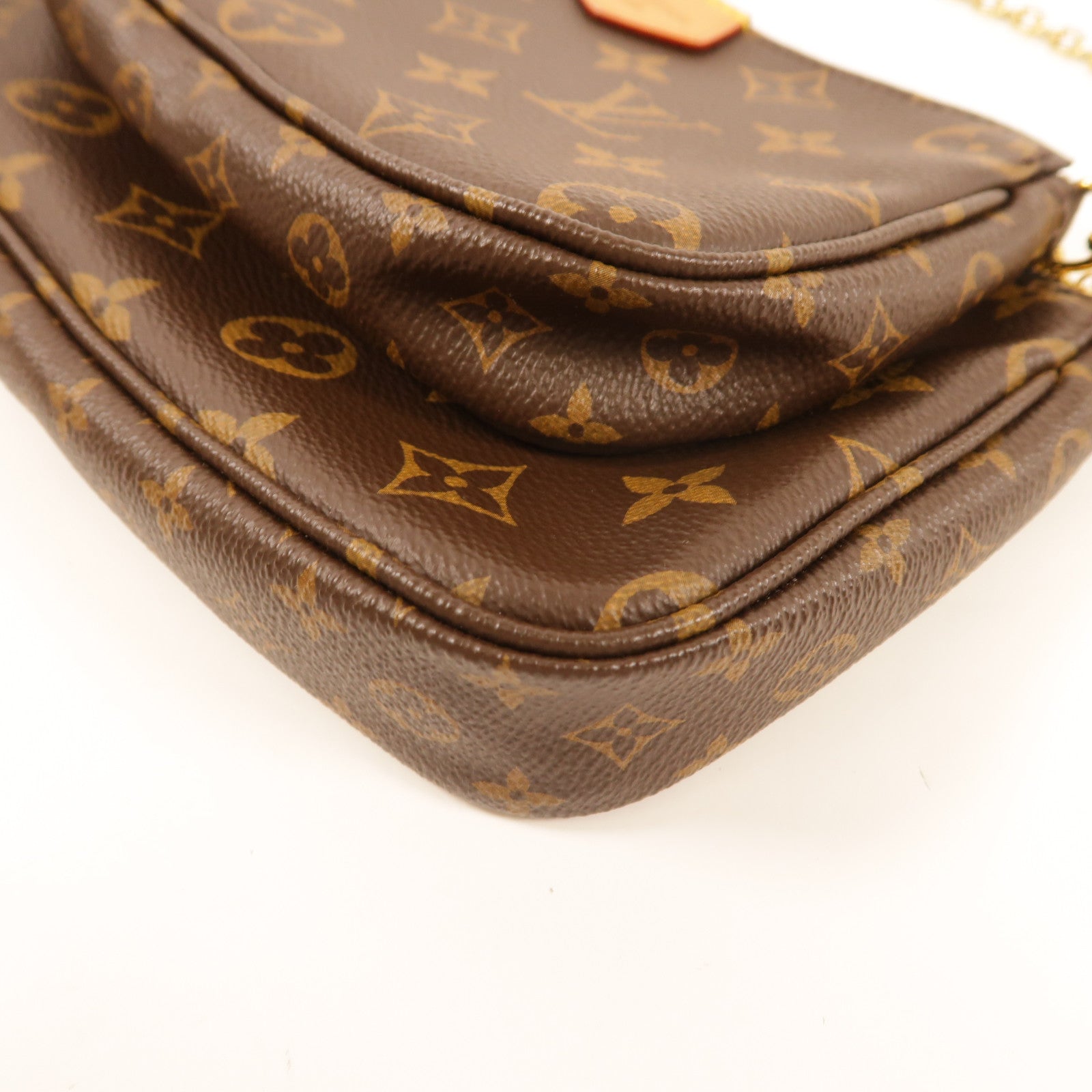 LOUIS VUITTON Monogram Multi Pochette Accessoires金扣手挽肩背兩用袋