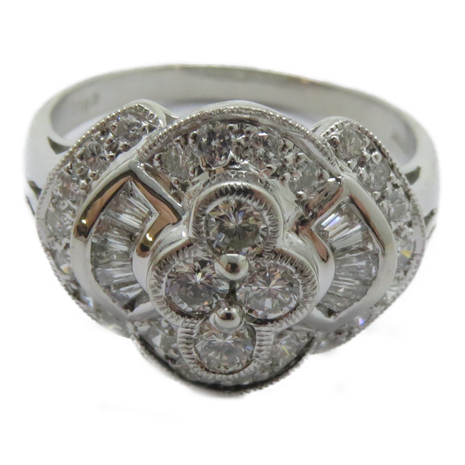 JEWELRY 【激減優惠】PT900鉑金Diamond Ring 1.03ct鑽石戒指US#8.25