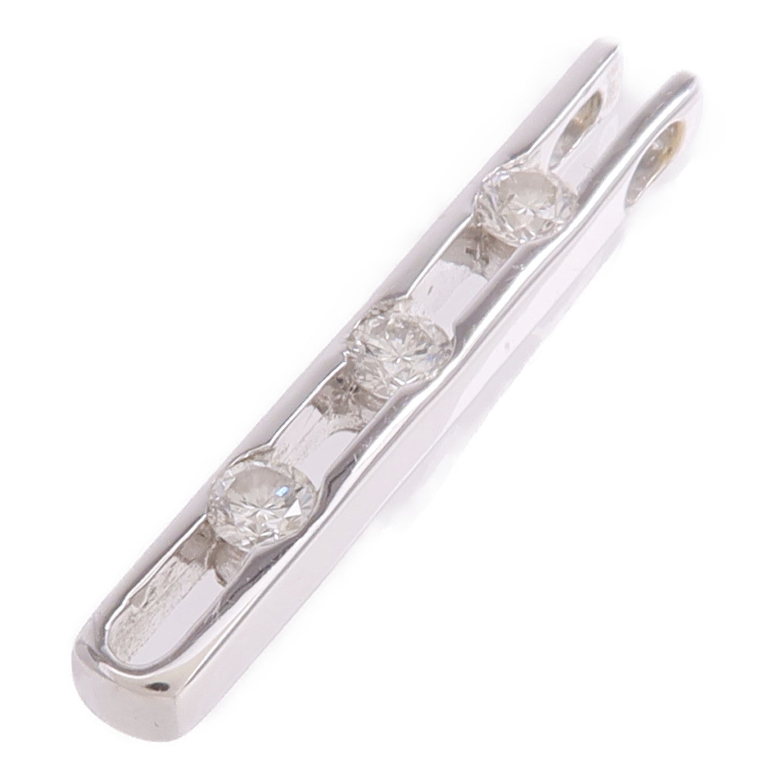 JEWELRY 18K白金Diamond Pendant Top鑽石吊墜