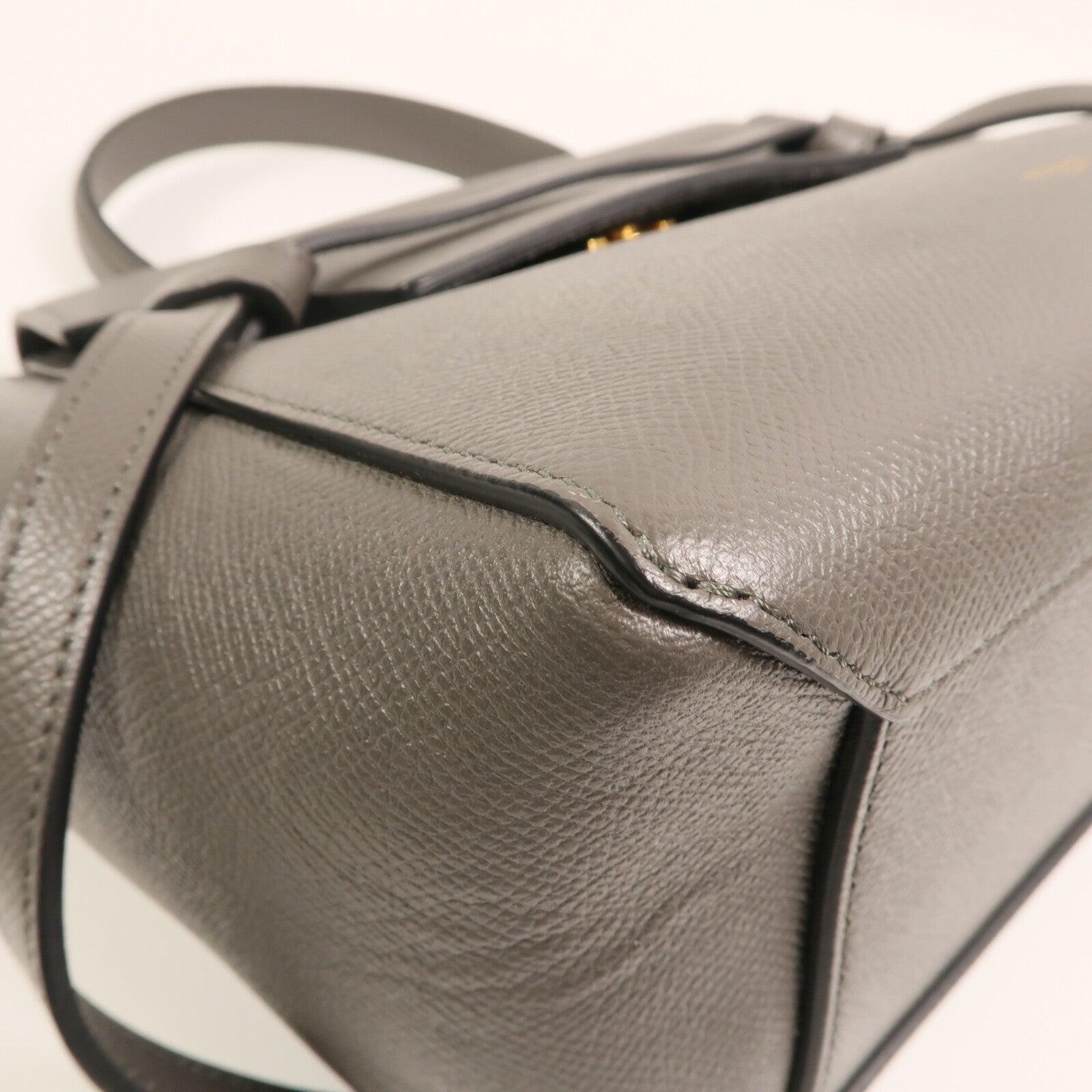 CELINE 牛皮皮革Micro Belt Bag金扣手挽肩背兩用袋