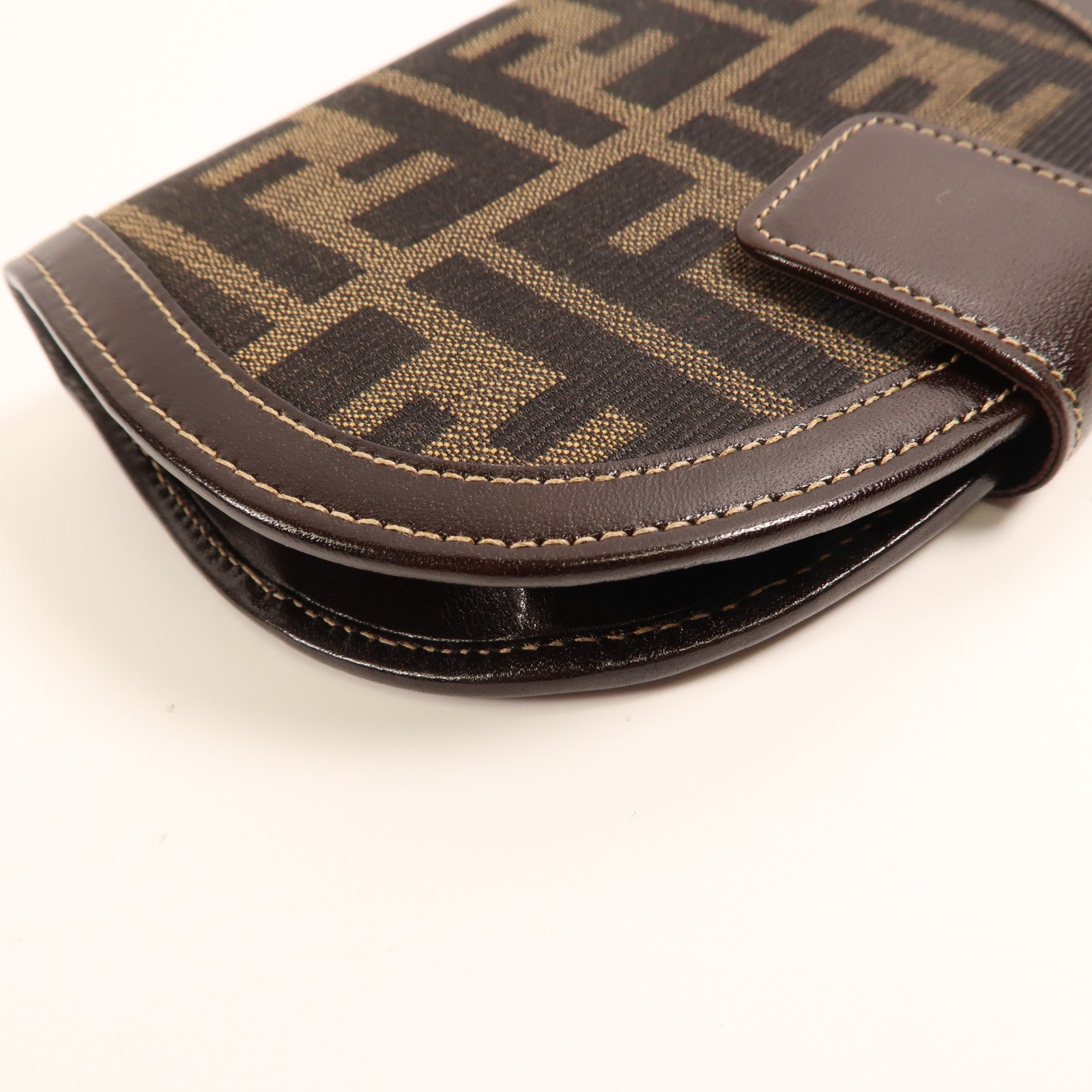 FENDI 帆布/皮革Vintage Fold Wallet錢包