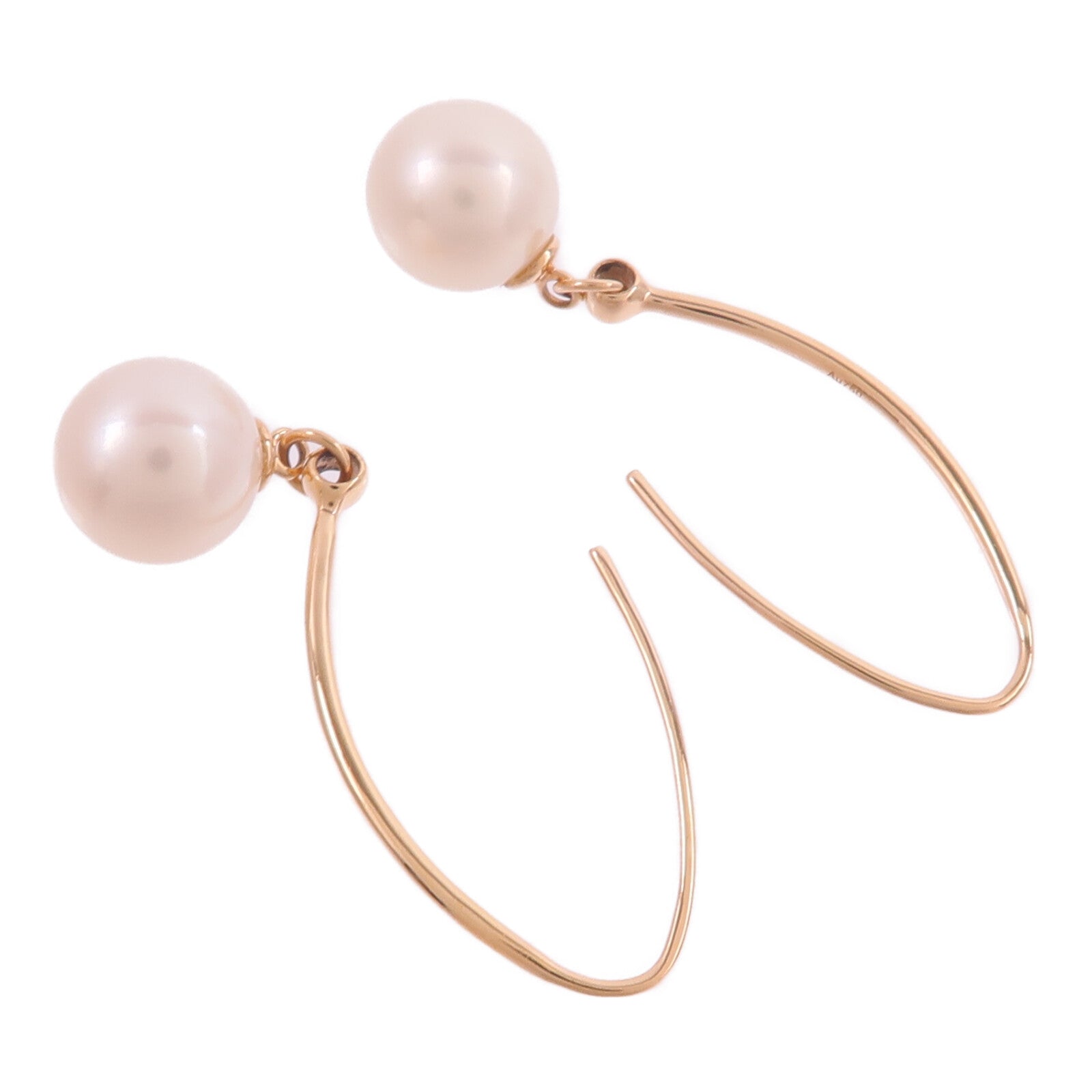 JEWELRY 18K玫瑰金Pearl Earrings珍珠耳環
