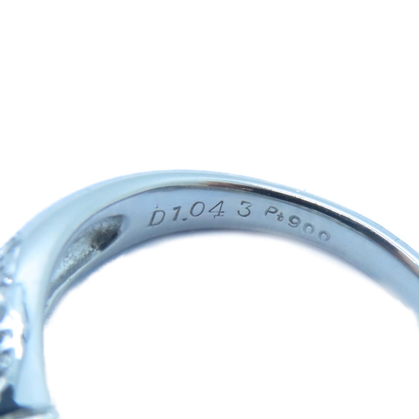 JEWELRY PT900鉑金Ruby Diamond Ring 0.60ct紅寶石/1.043ct鑽石戒指US#6.75