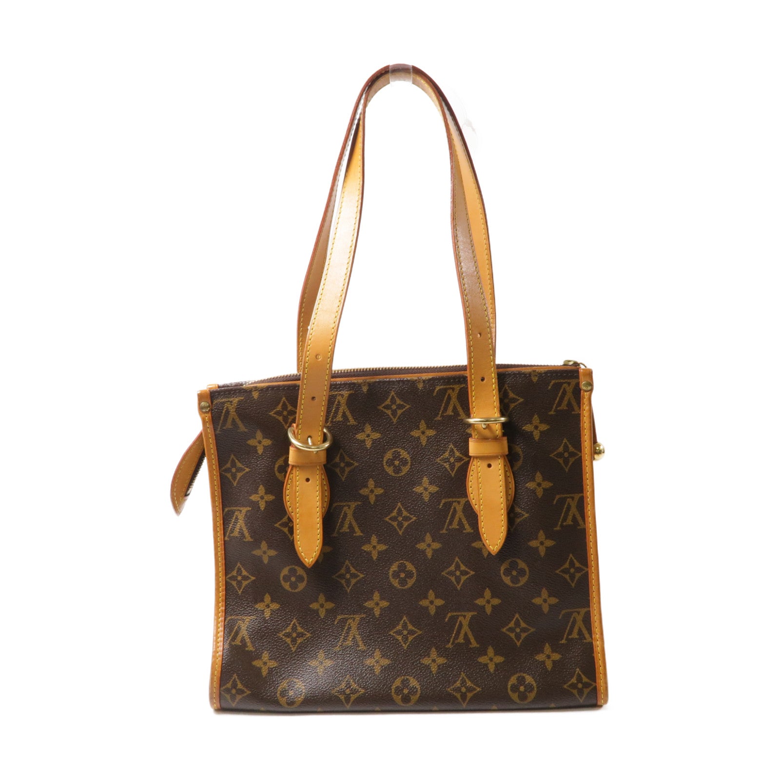 LOUIS VUITTON Monogram Popincourt Haut金扣肩背袋啡色