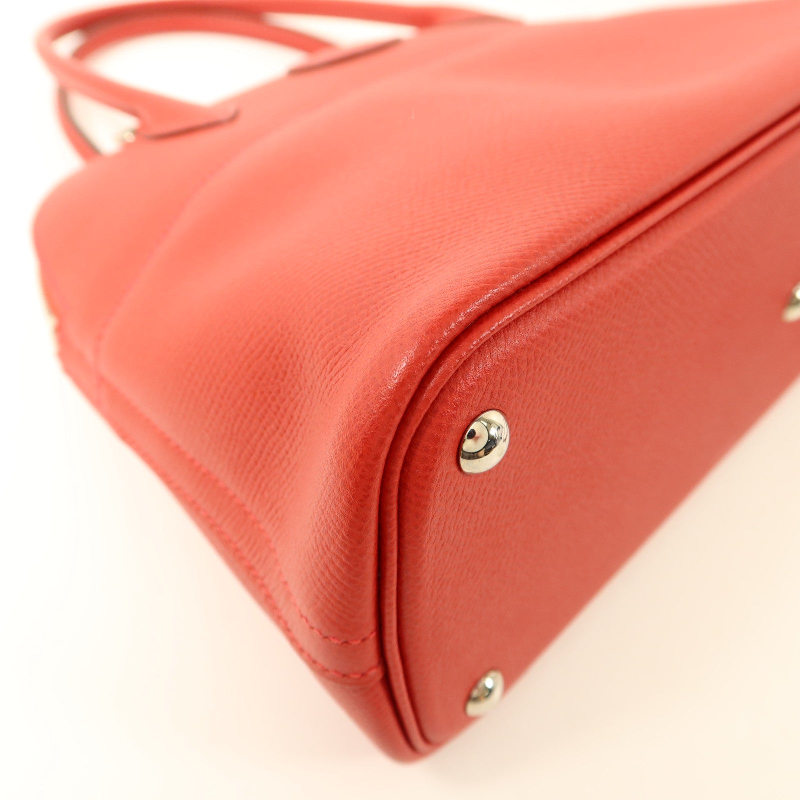 HERMES Epsom皮革Bolide 27銀扣手挽肩背兩用袋Rouge Casaque