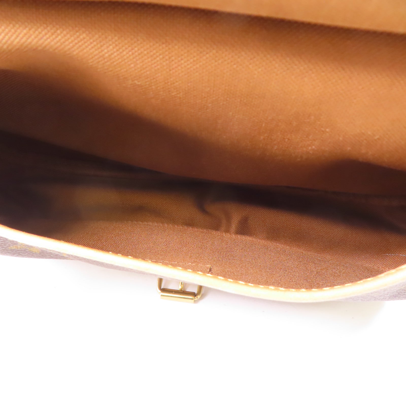 LOUIS VUITTON Monogram Saumur Messenger Bag金扣肩背袋啡色