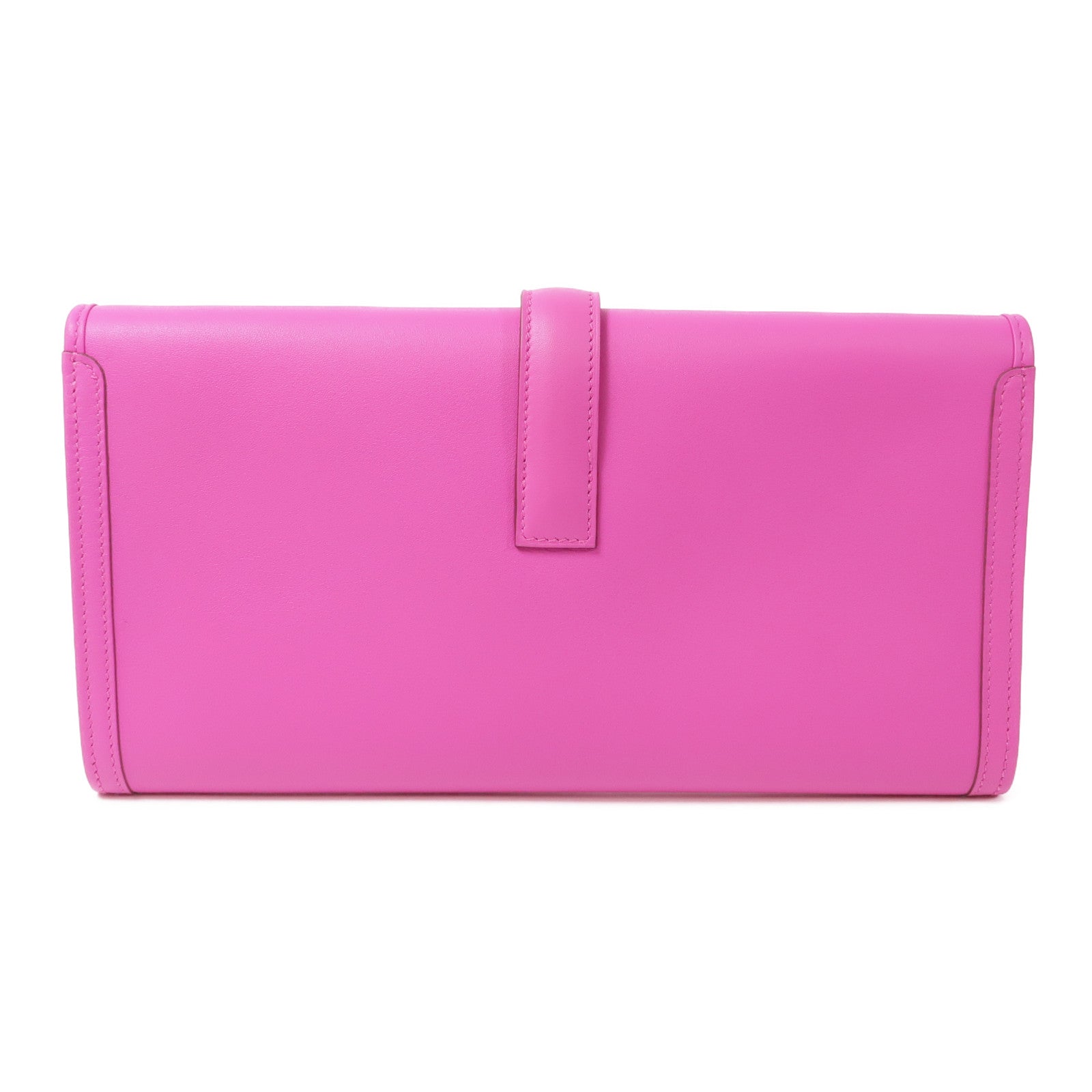 HERMES Swift皮革Jige PM手拿包L3 Rose Purple