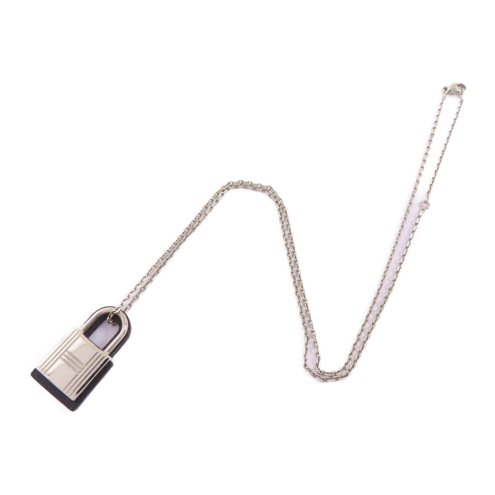 HERMES Swift皮革/金屬O'kelly Necklace項鍊