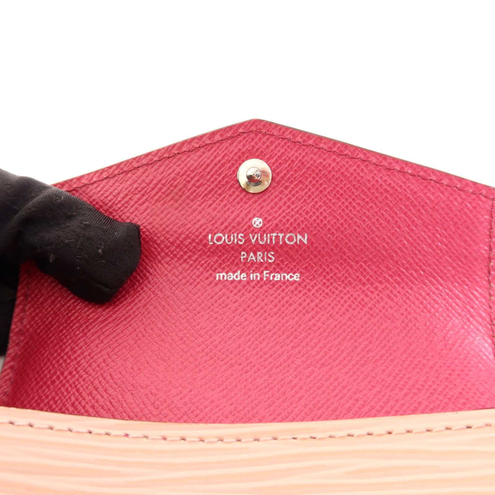 LOUIS VUITTON Epi Card Case銀扣卡片套