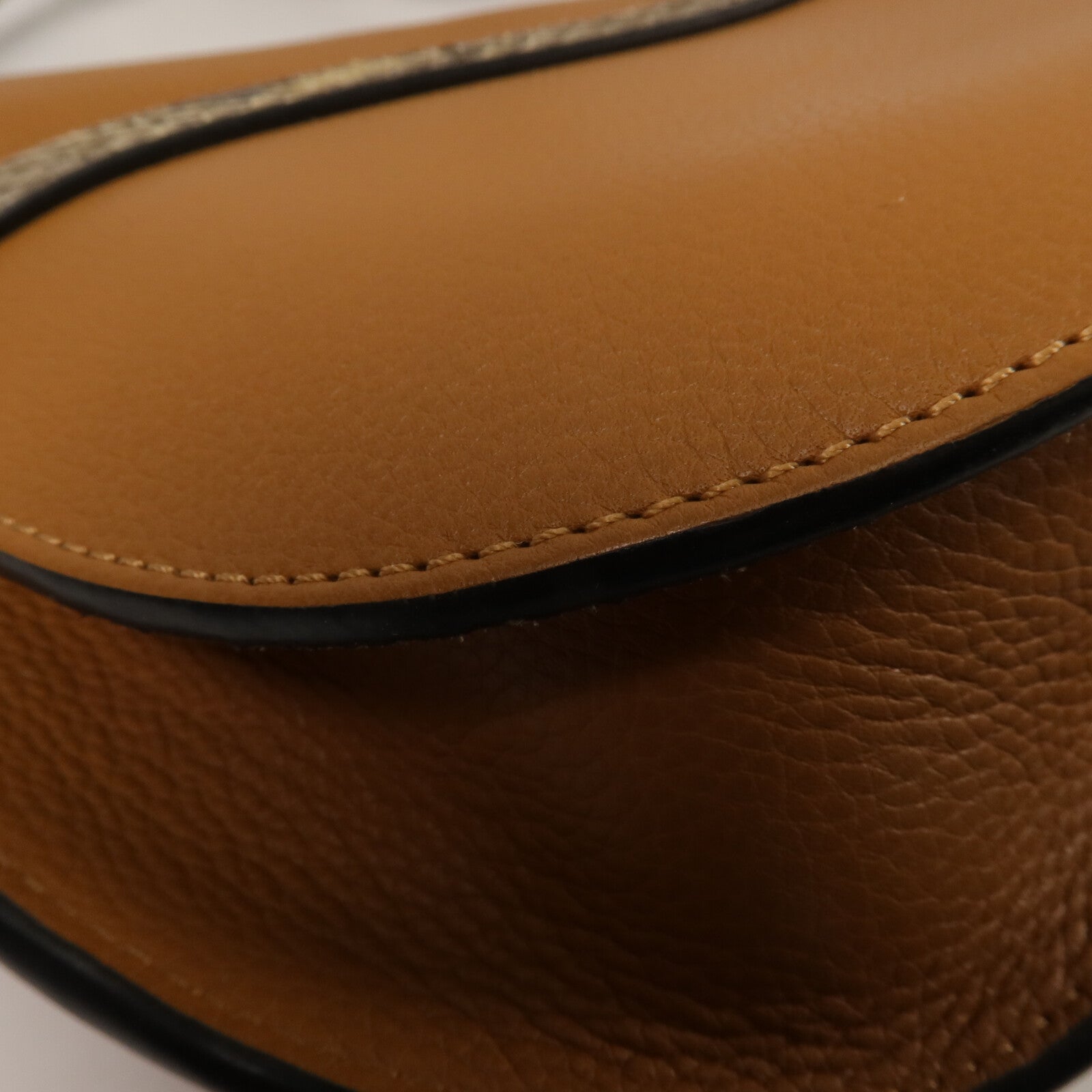LOEWE 牛皮/蛇皮皮革Gate Bag肩背袋
