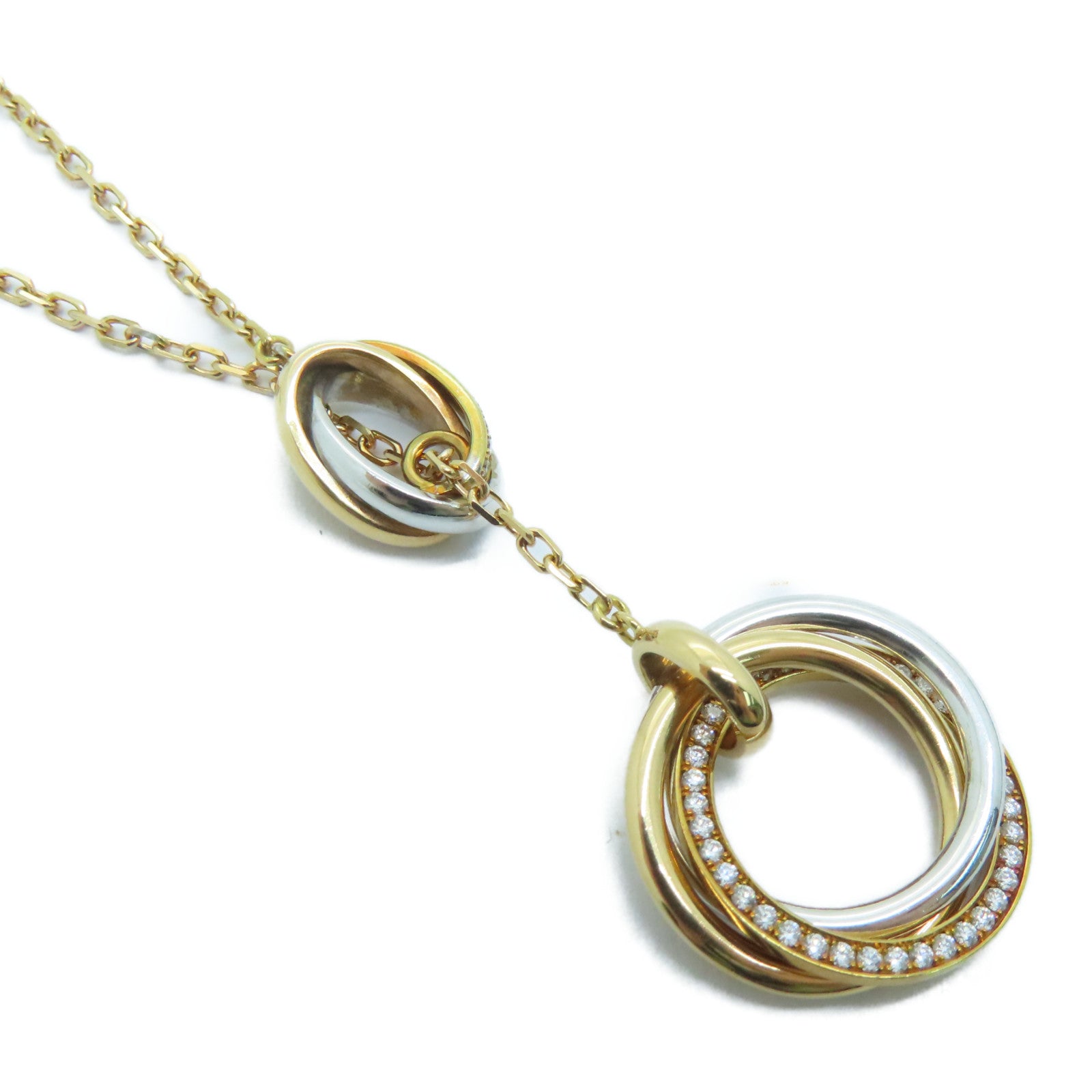 CARTIER 【激減優惠】18K白金/黃金/玫瑰金Trinity Necklace項鍊