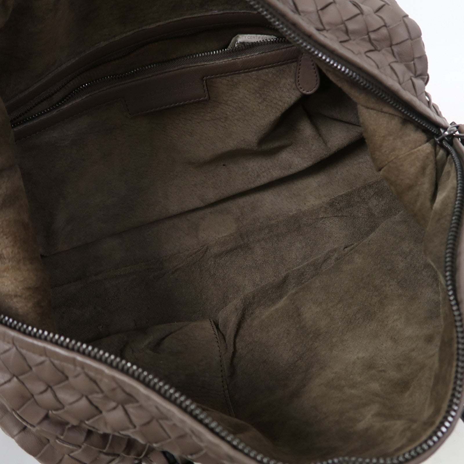 BOTTEGA VENETA 織紋牛皮皮革Shoulder Bag肩背袋灰啡色