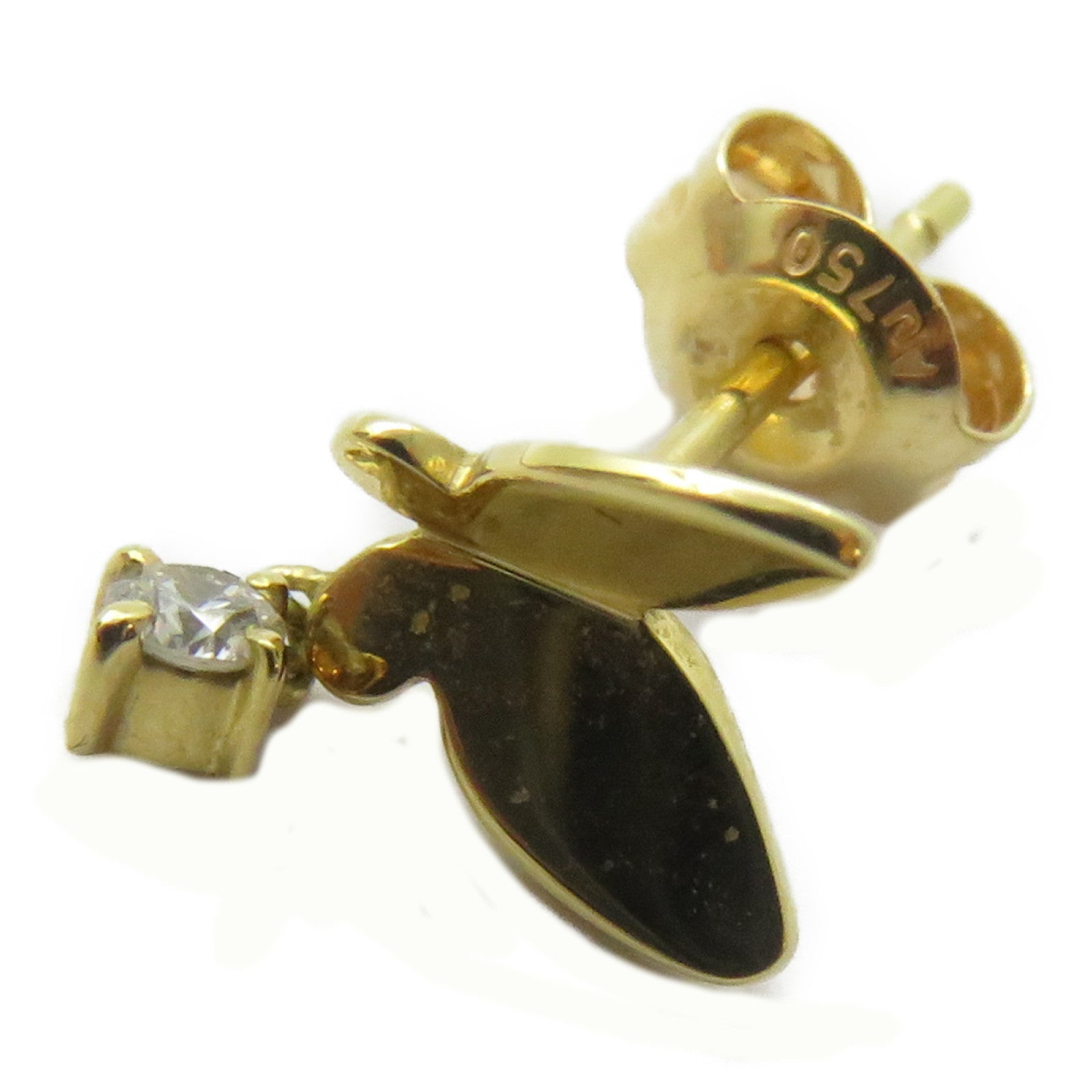 JEWELRY 18K黃金Diamond Earrings 0.03ct鑽石耳環