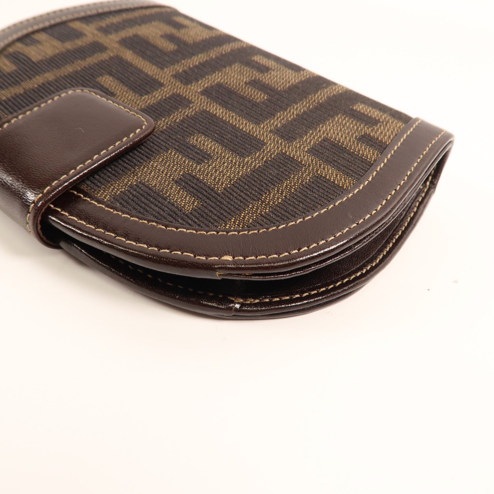 FENDI 帆布/皮革Vintage Fold Wallet錢包