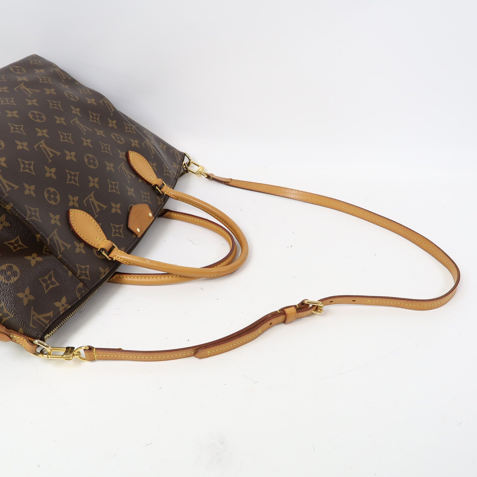 LOUIS VUITTON 【激減優惠】Monogram Turenne MM金扣手挽肩背兩用袋啡色